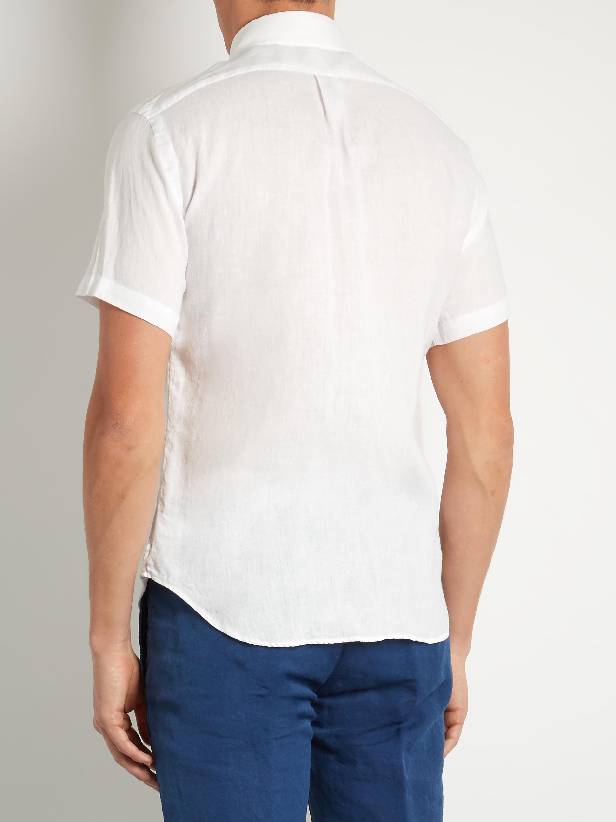 men's polo with button down collar