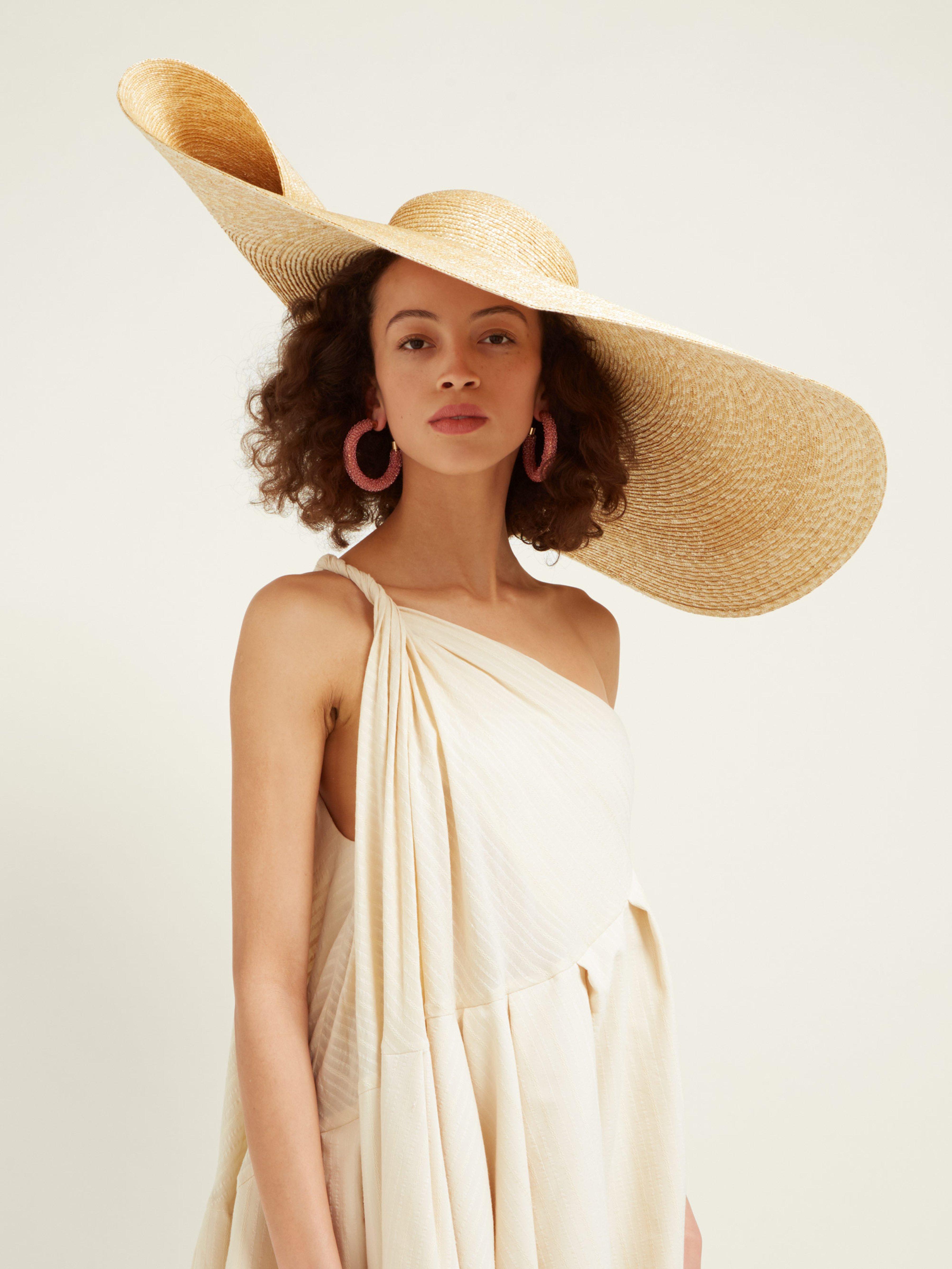 Chapeau de paille à bord très large Bomba Jacquemus | Lyst