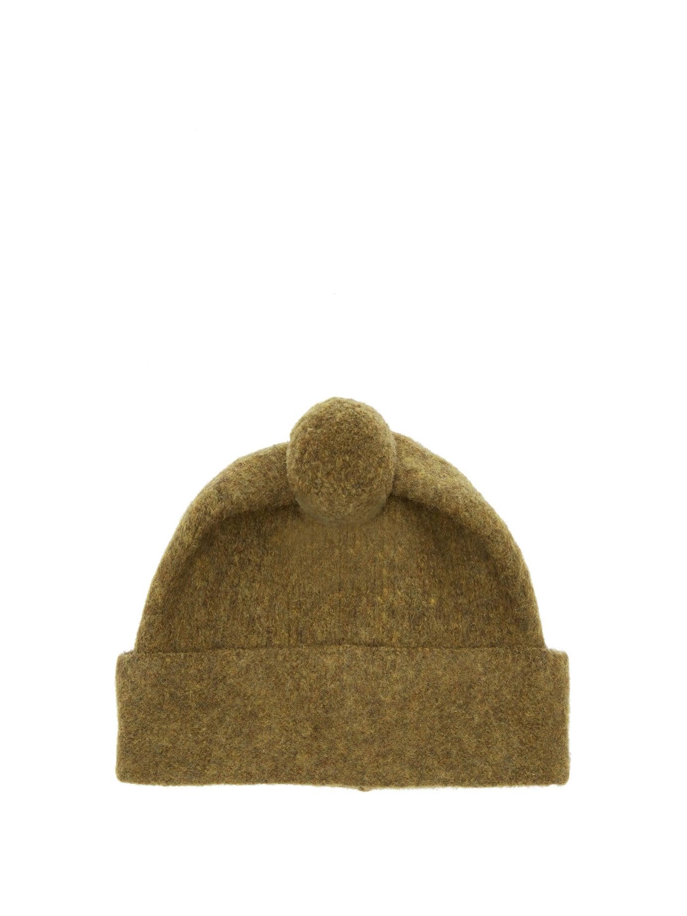 MHL by Margaret Howell Bobble Shetland Wool-felt Beanie Hat in