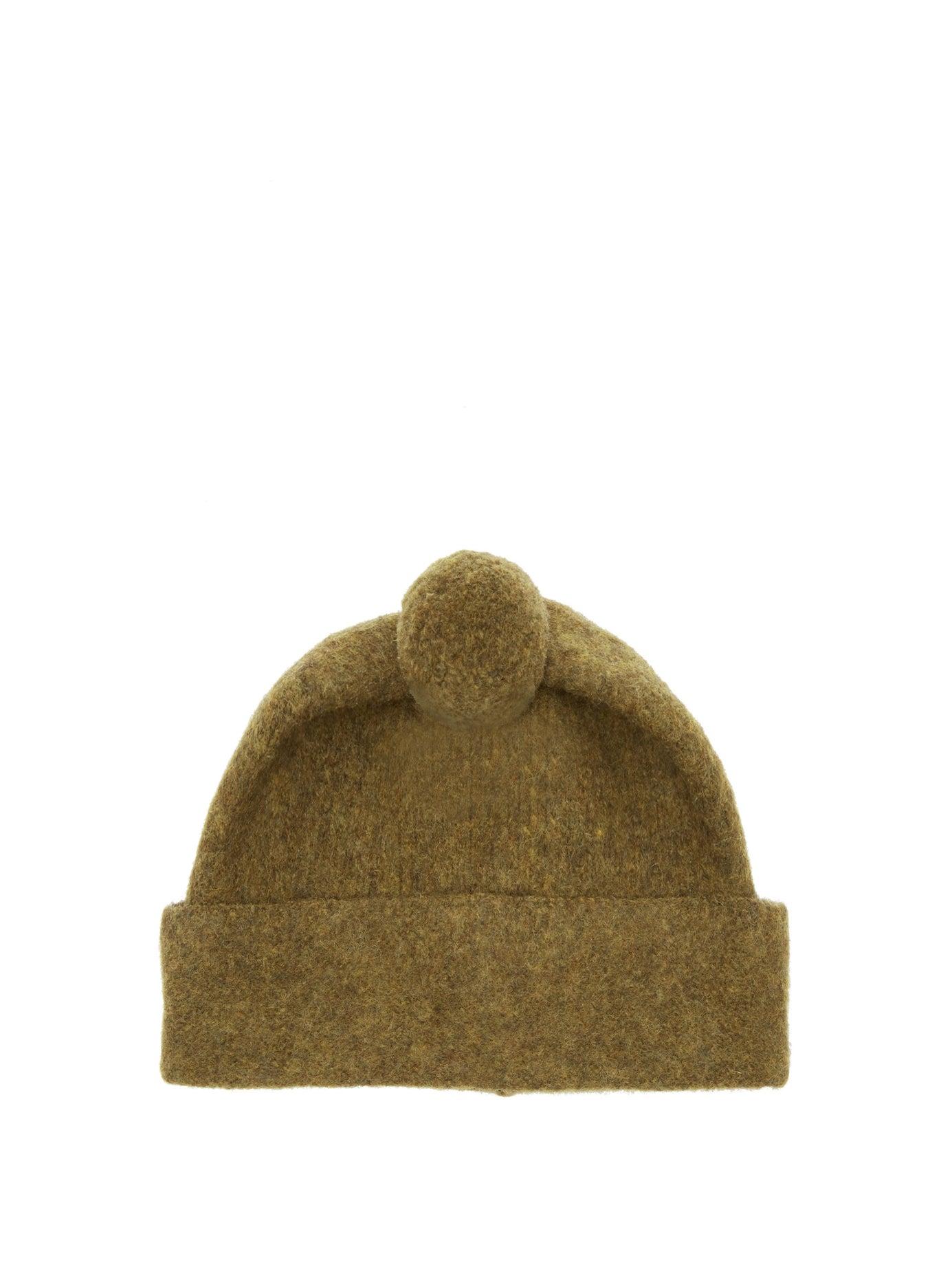MHL by Margaret Howell Bobble Shetland Wool-felt Beanie Hat in