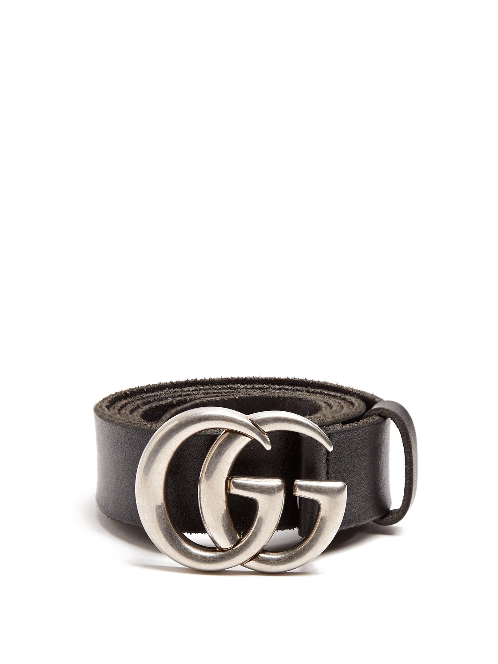 Gucci Marmont Leather Logo Belt | Literacy Basics