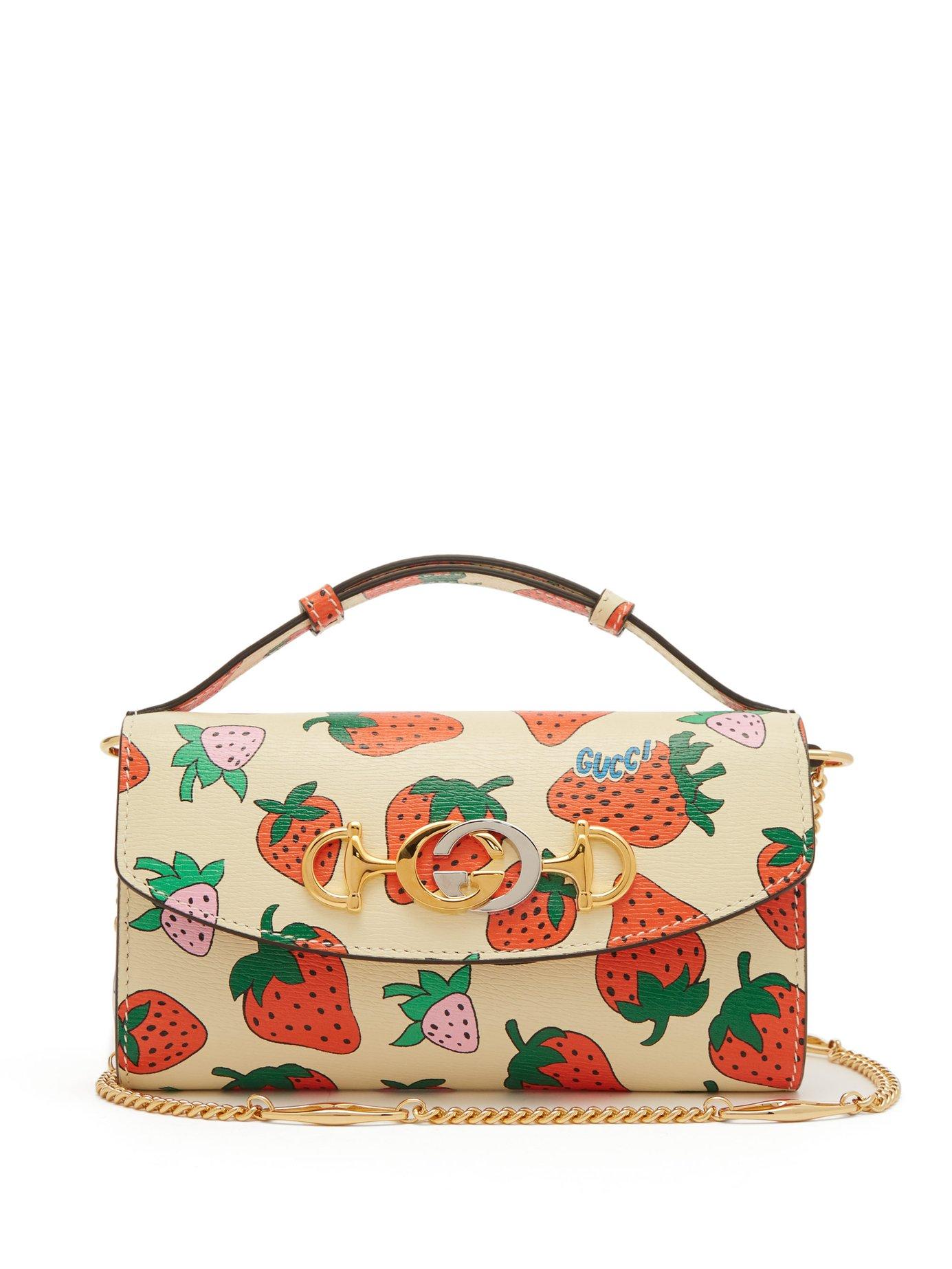 Gucci purse with online strawberries