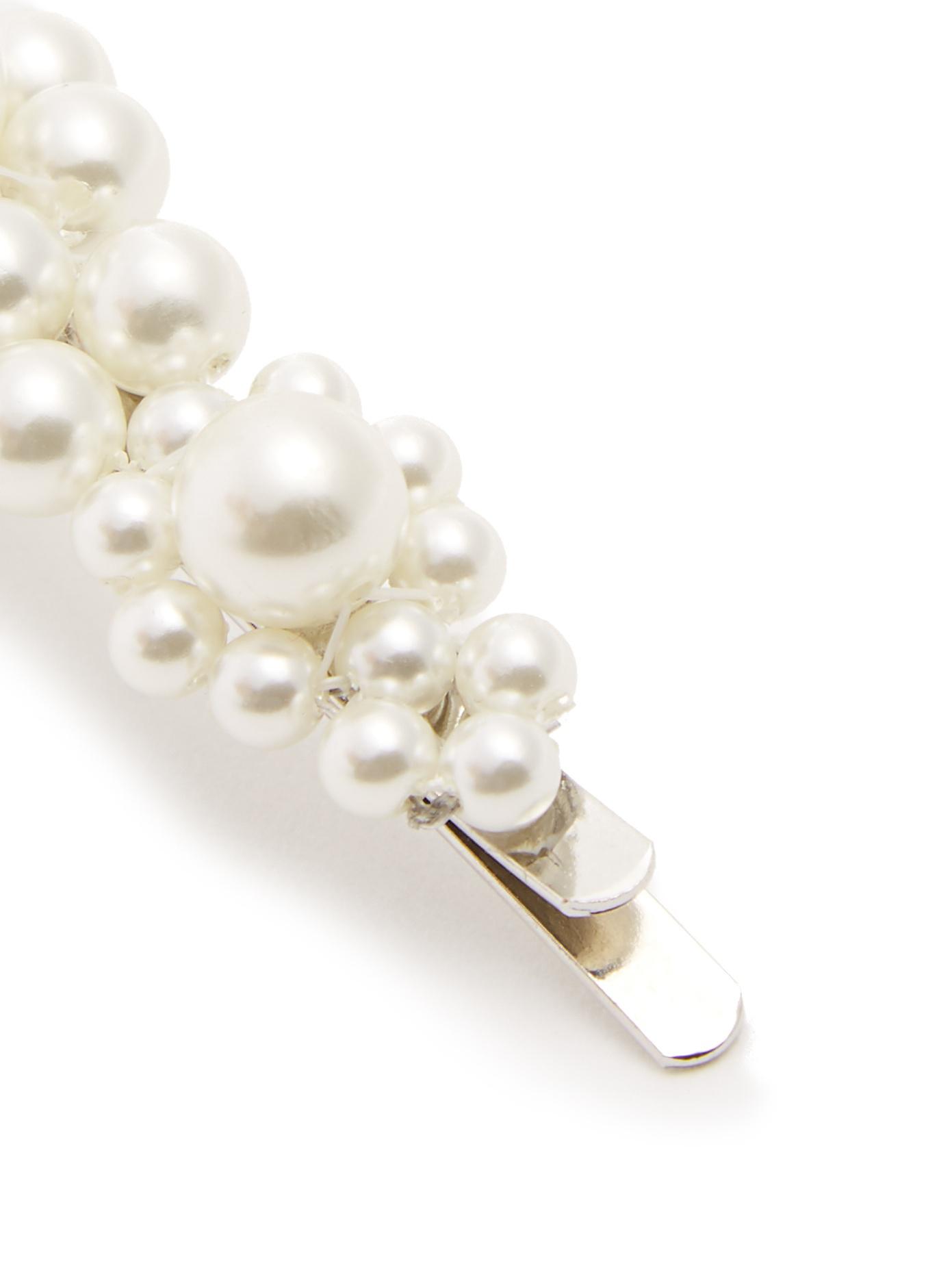 Simone Rocha Faux Pearl-embellished Hair Clip - Lyst