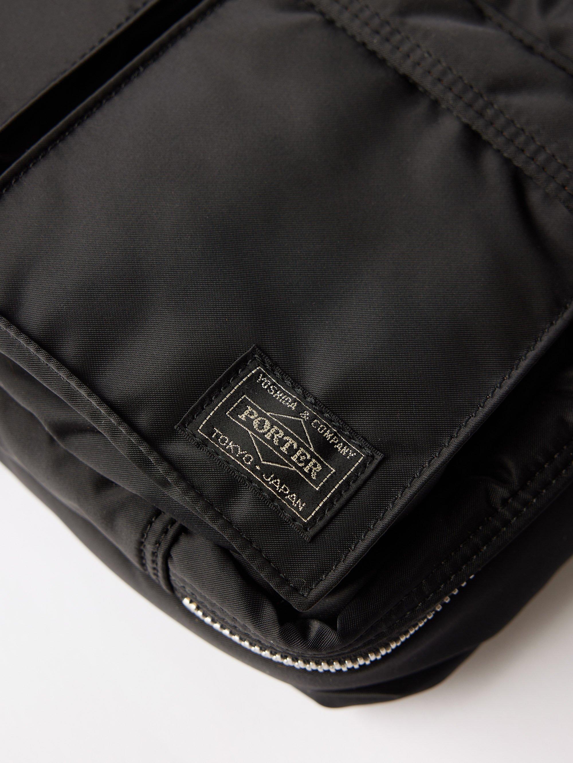 Black Tanker nylon cross-body bag