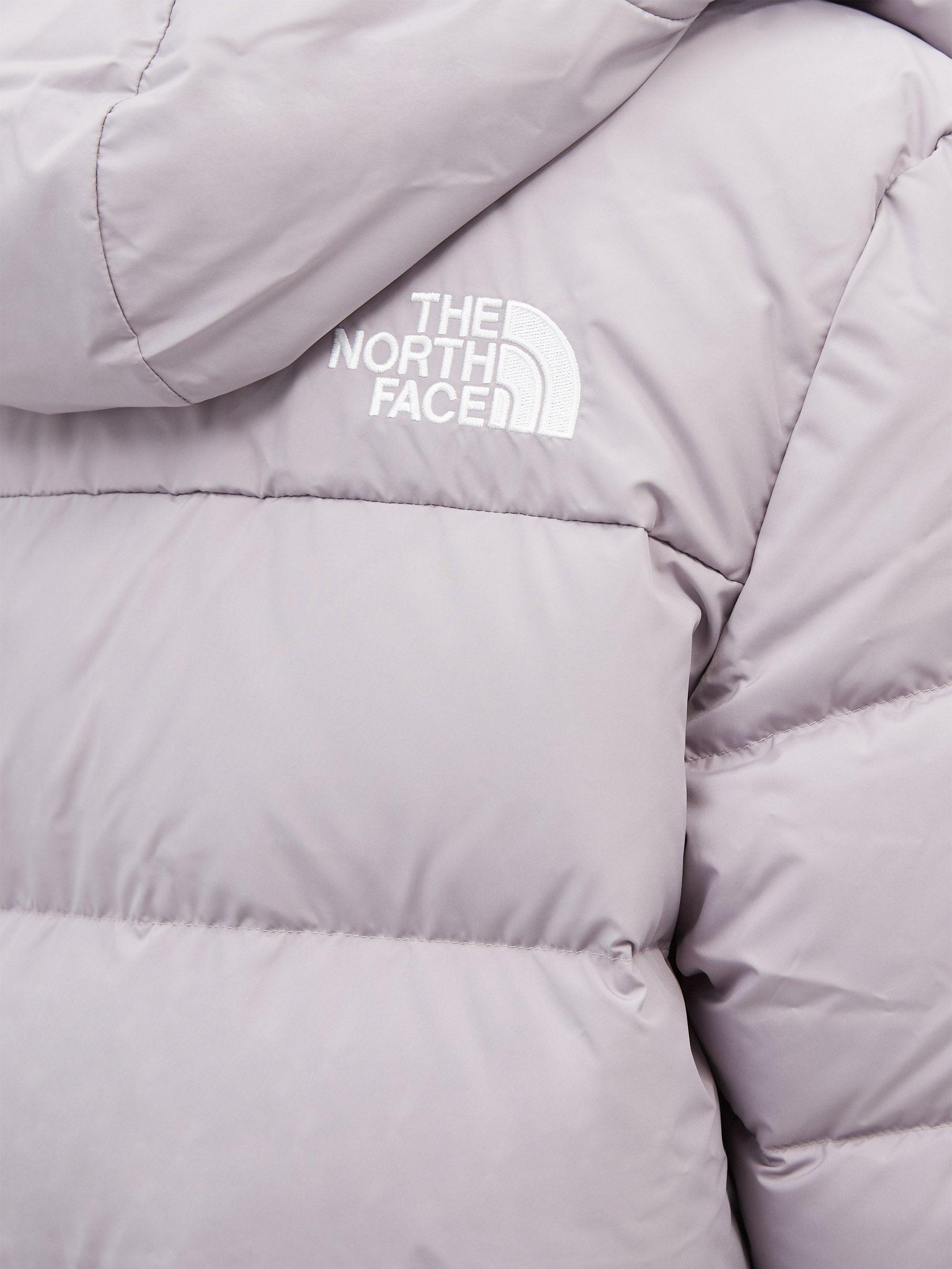 north face 550 grey