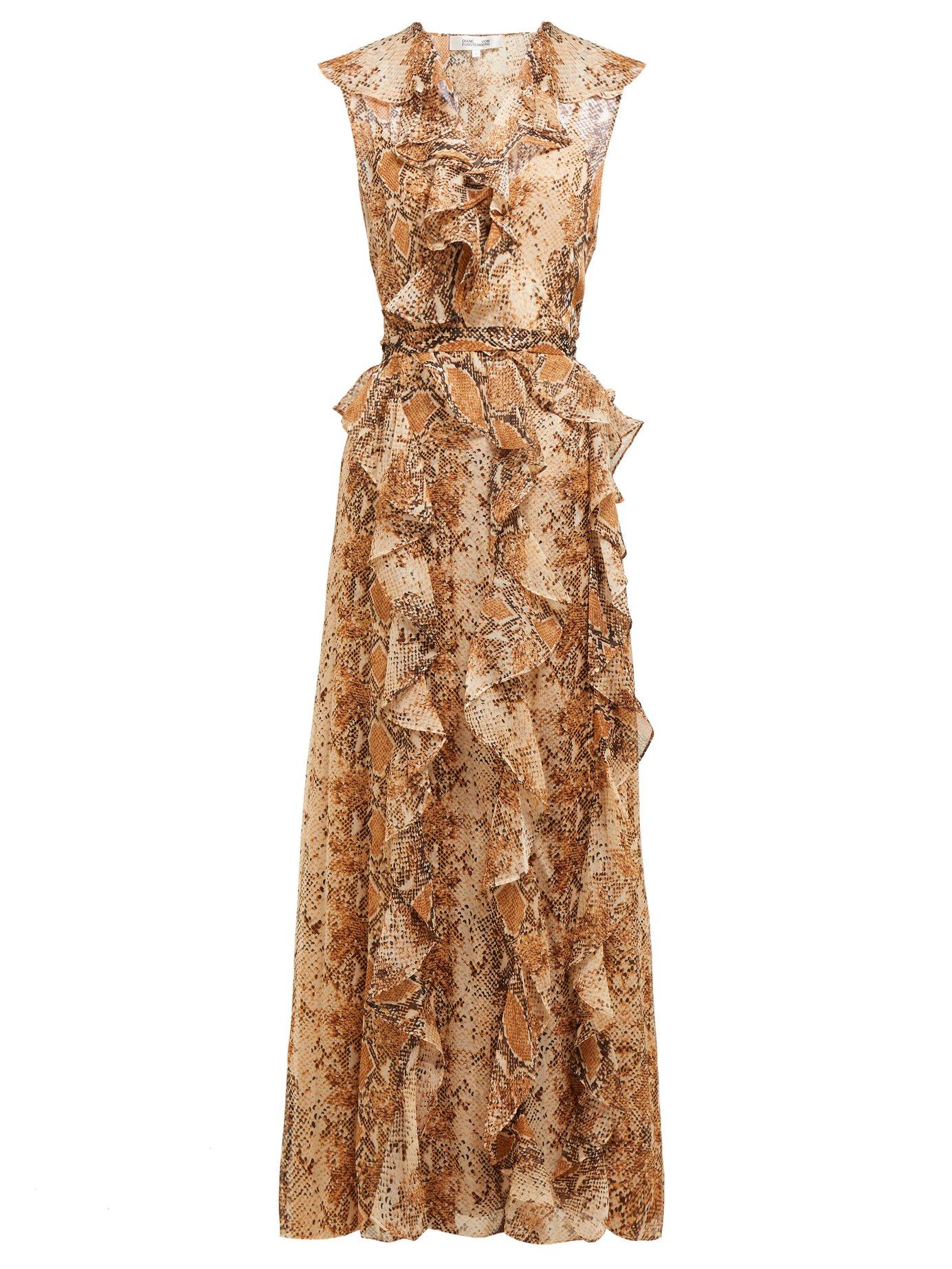 Diane von Furstenberg Lacey Python 