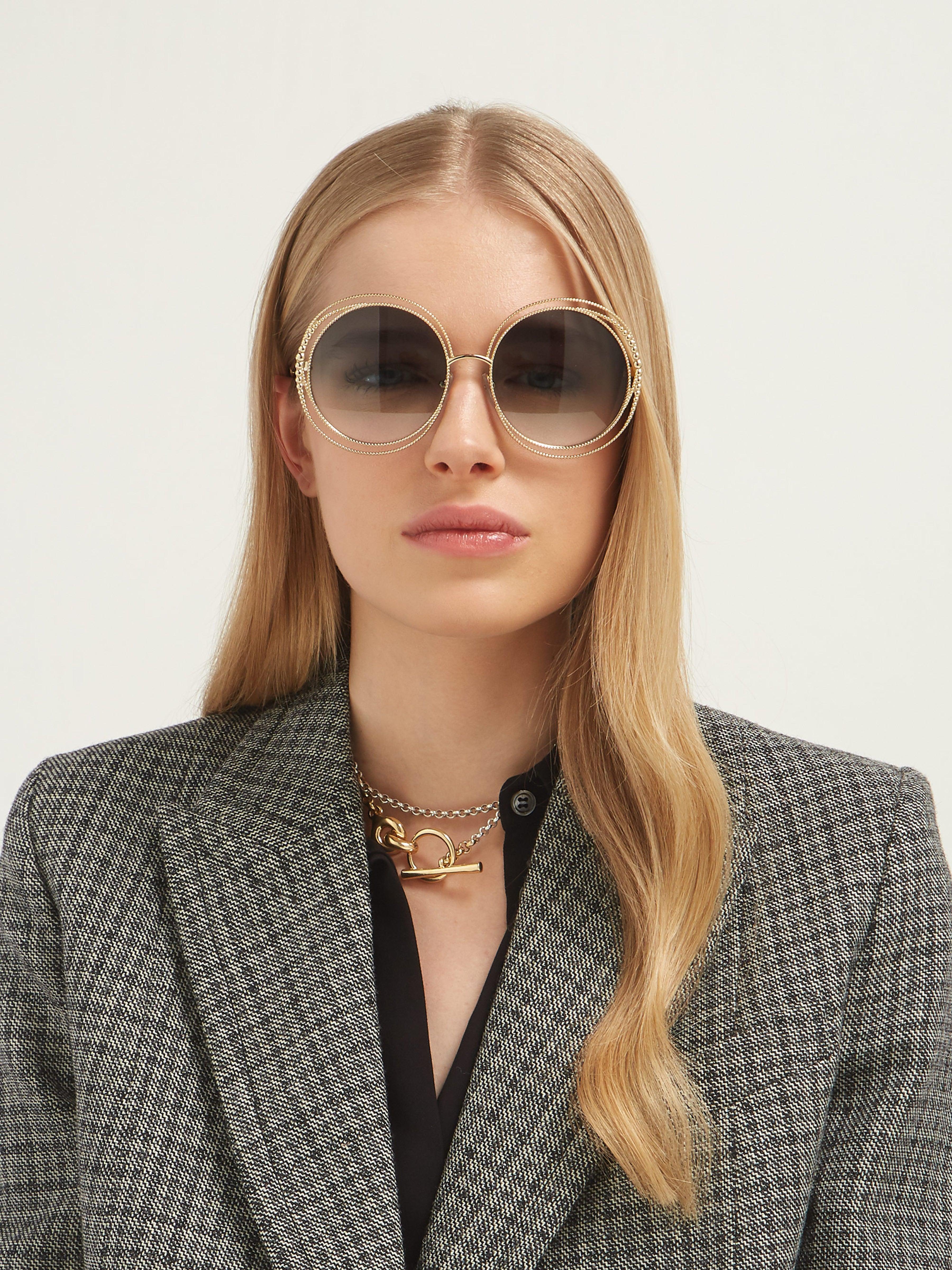 chloe sunglasses green