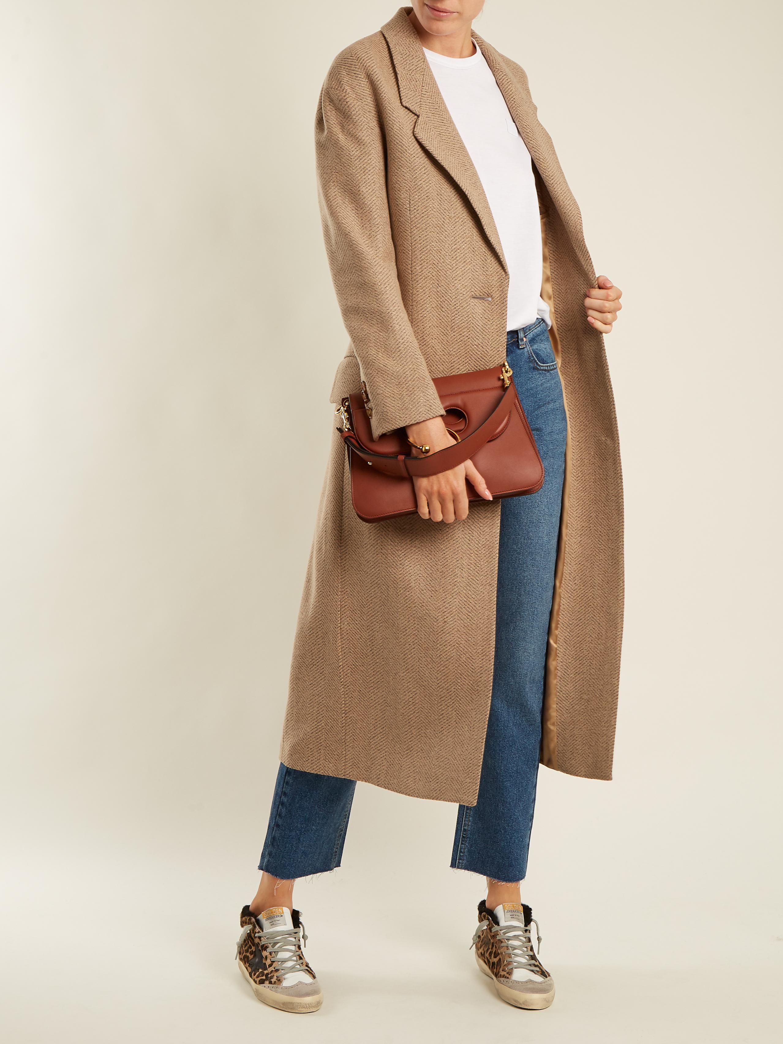 golden goose mid star leopard print sneakers