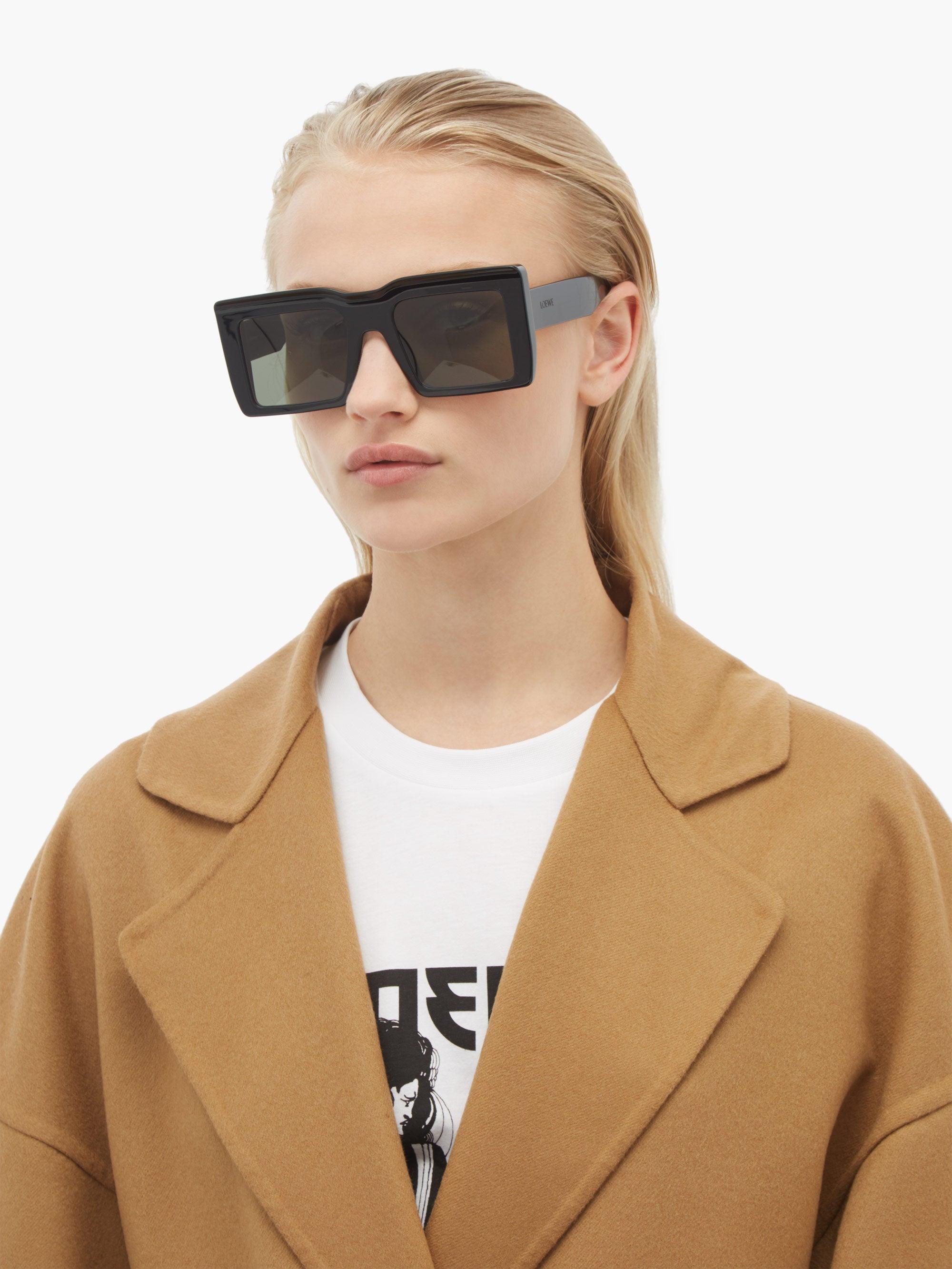Loewe Square Acetate Sunglasses in 