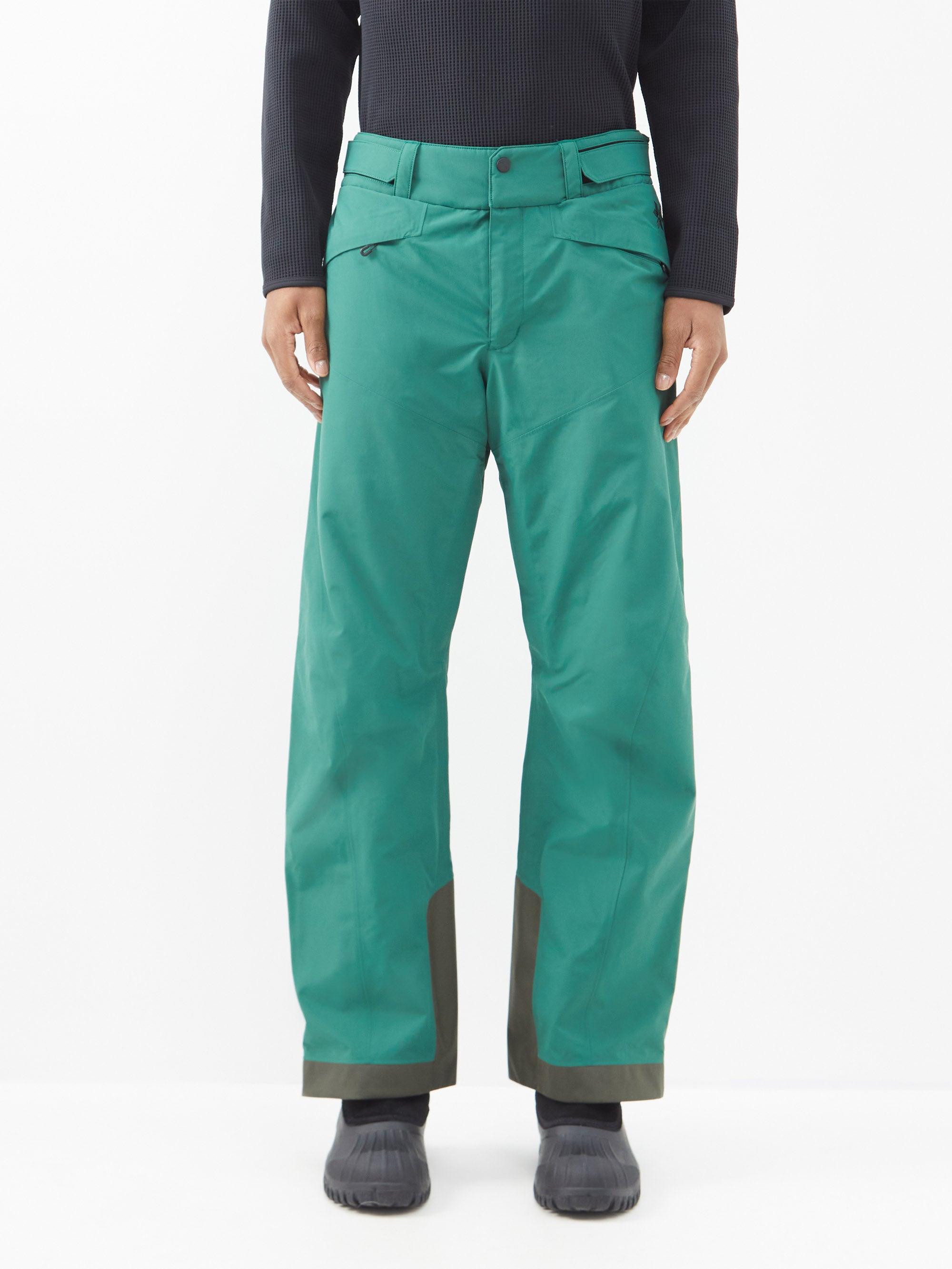 Goldwin Gore-tex Ski Trousers in Green for Men | Lyst