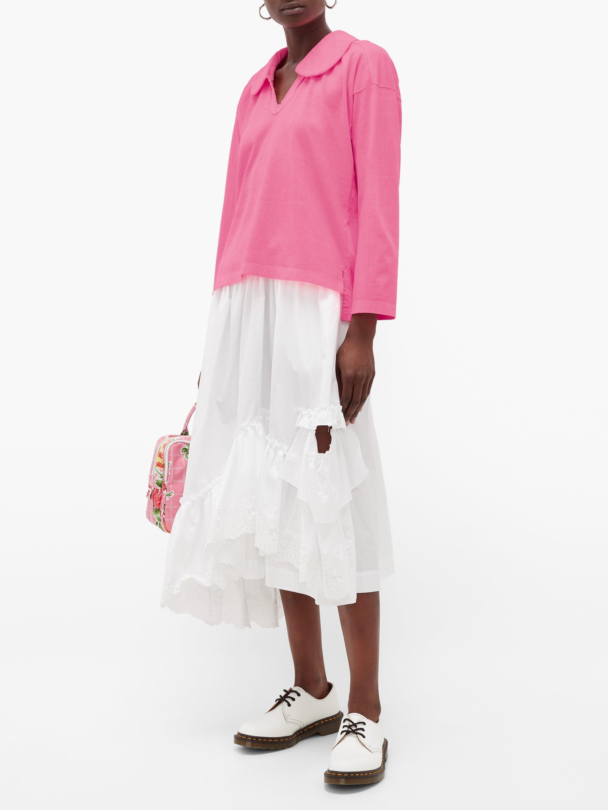 comme des garcons peter pan collar