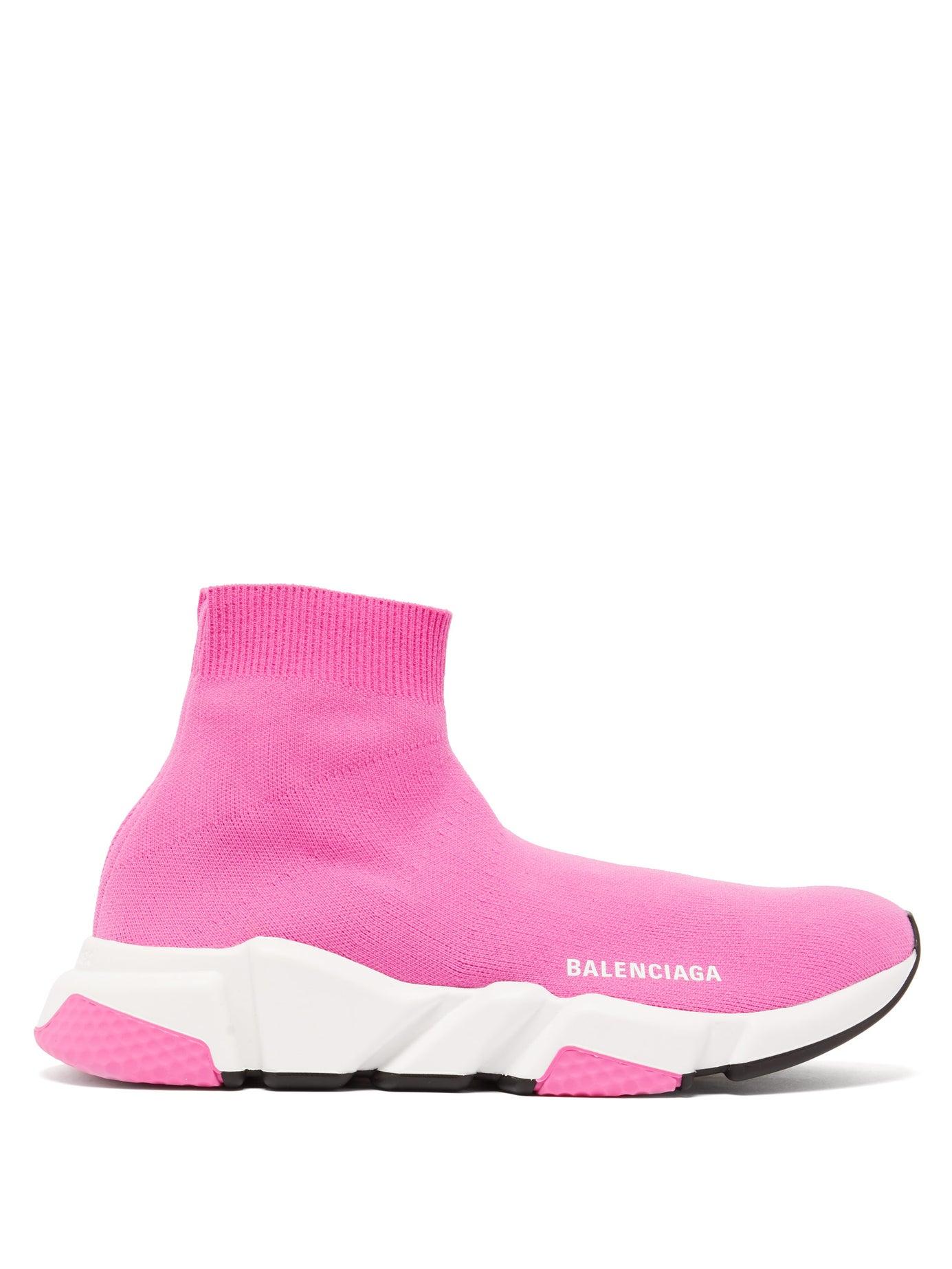 balenciaga socks pink