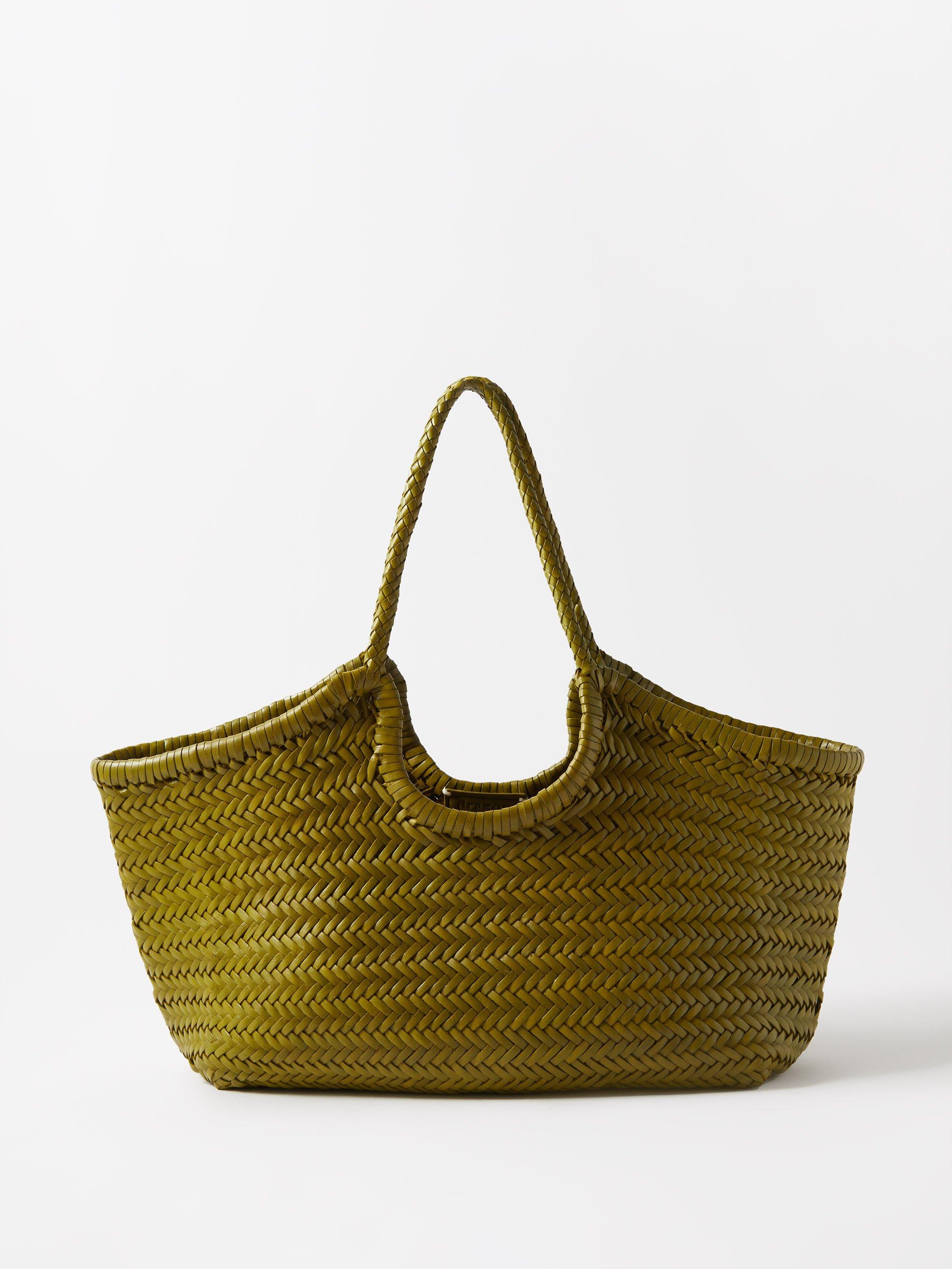 Dragon Diffusion - A4 Woven Leather Pochette Marine