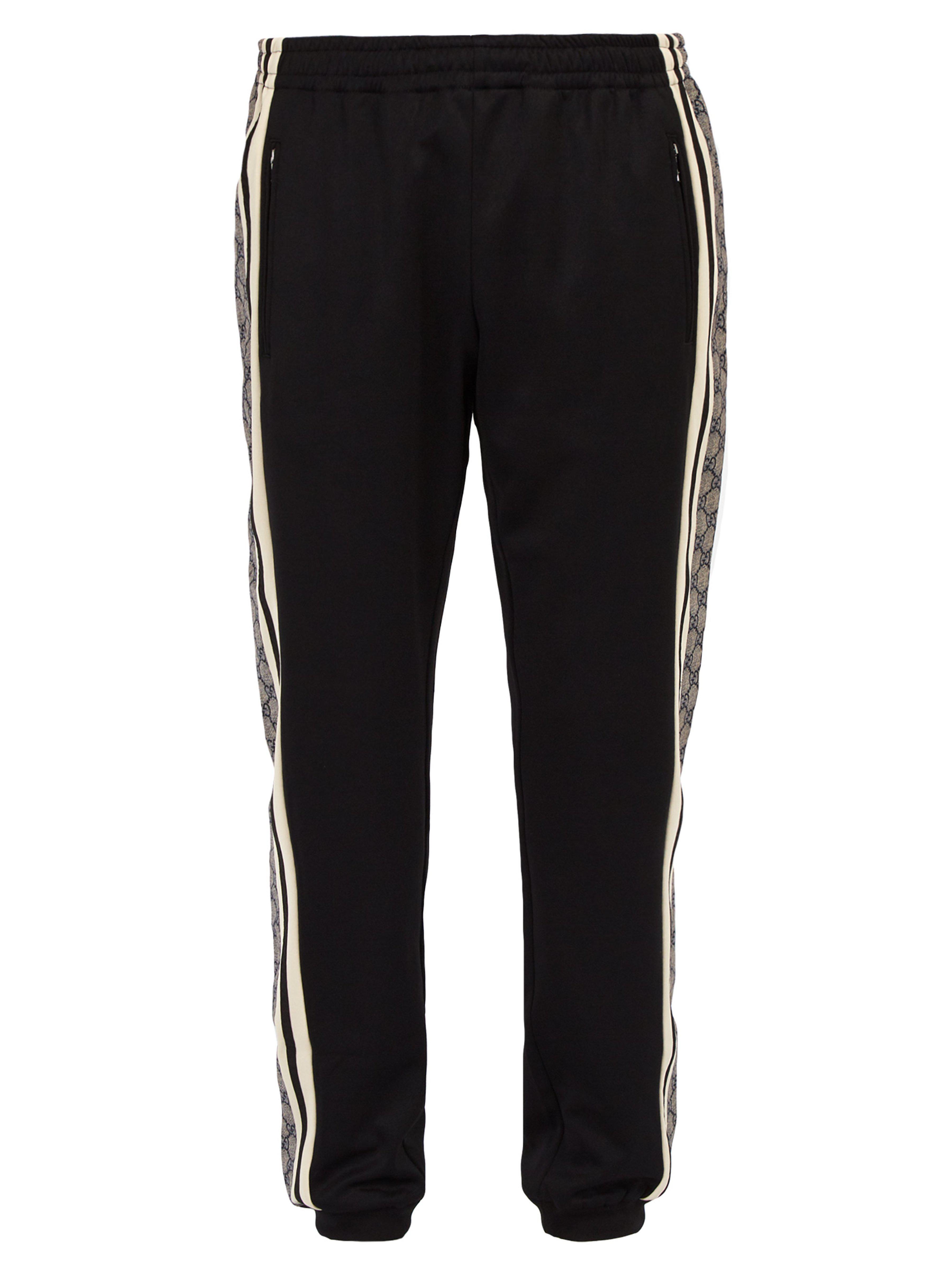 Gucci Gg Logo Track Pants in Black for Men - Lyst