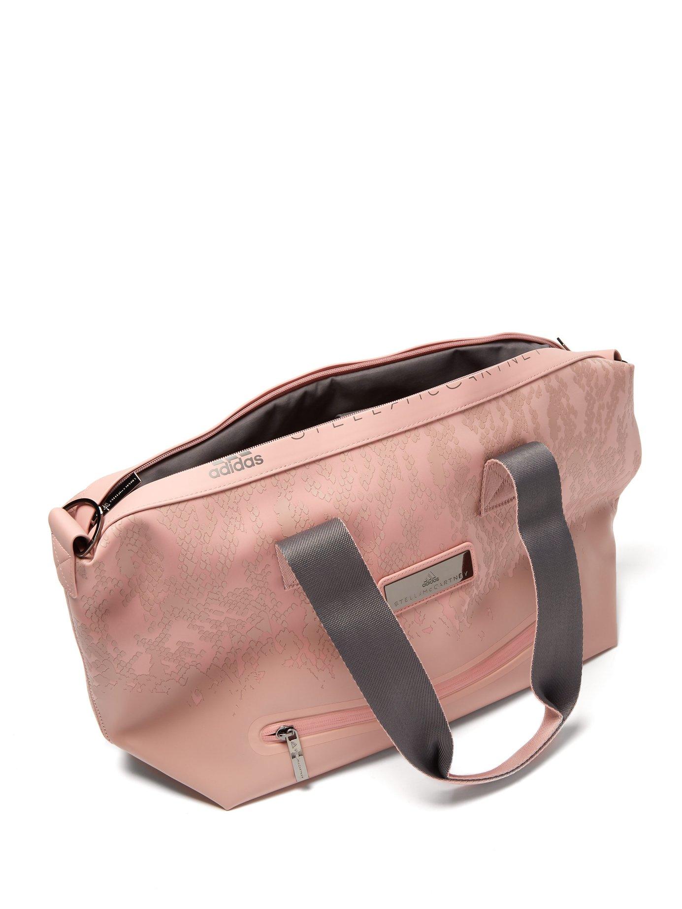 pink adidas holdall