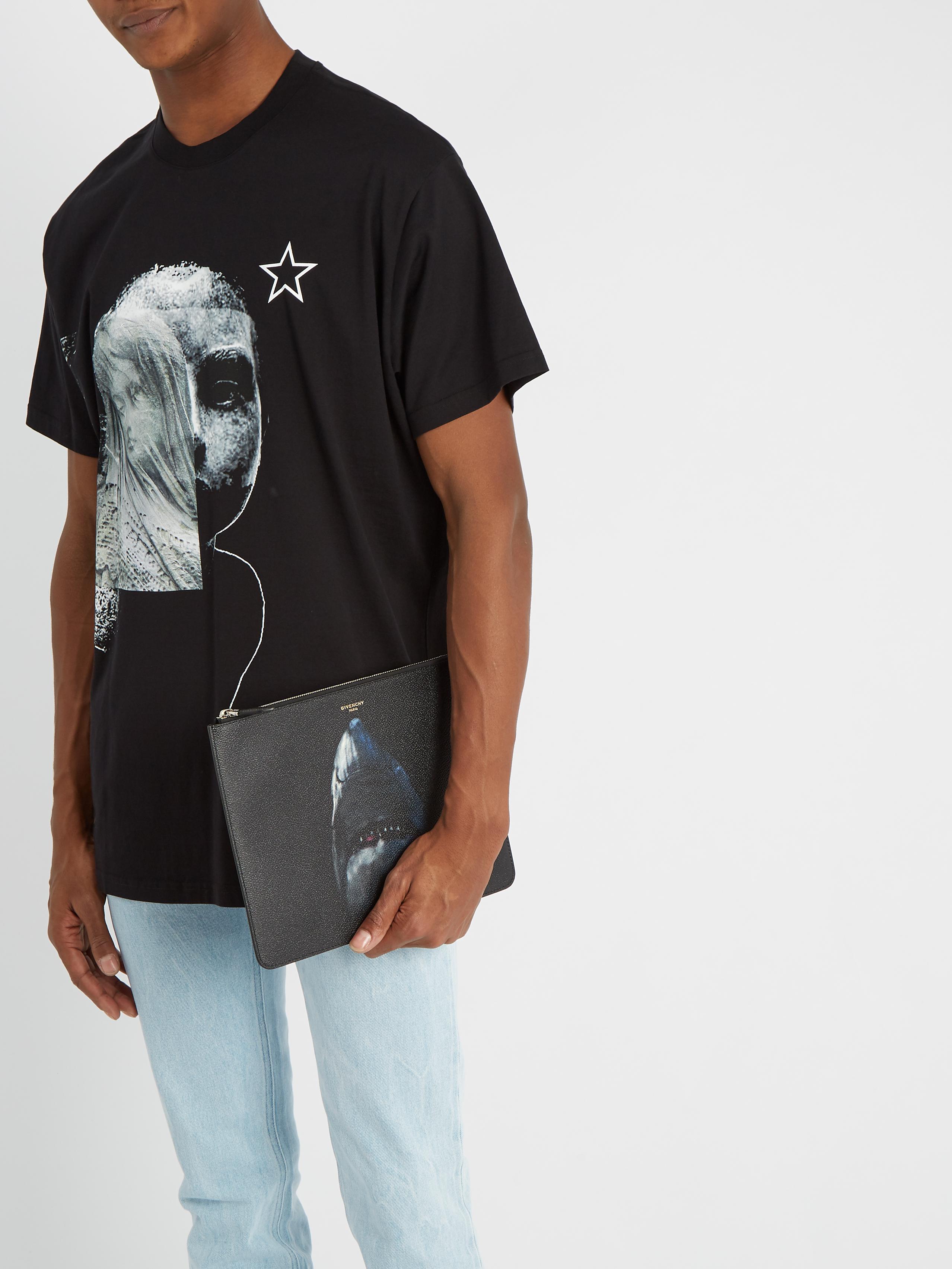 givenchy shark pouch