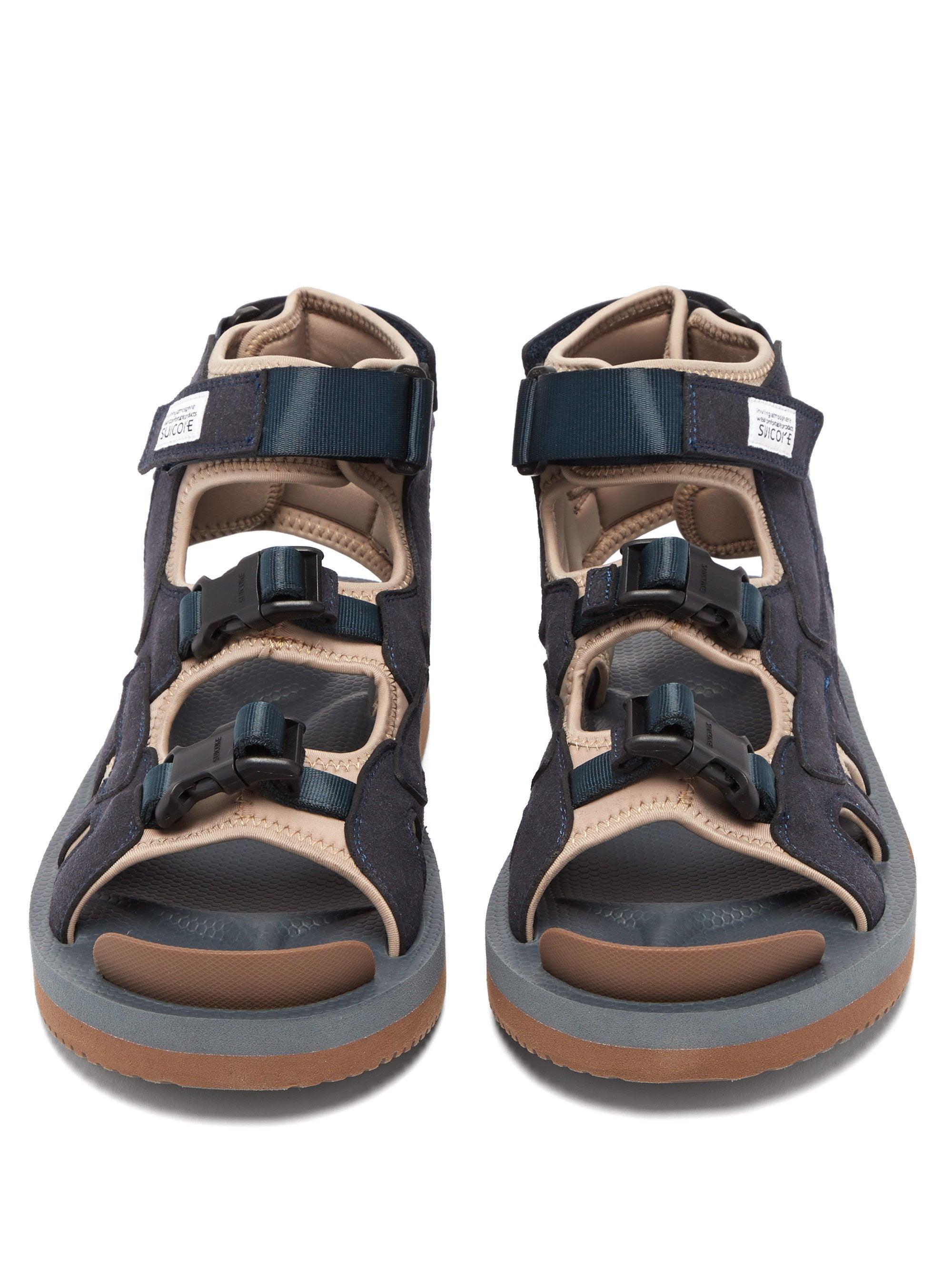 suicoke boak leather strap sandals
