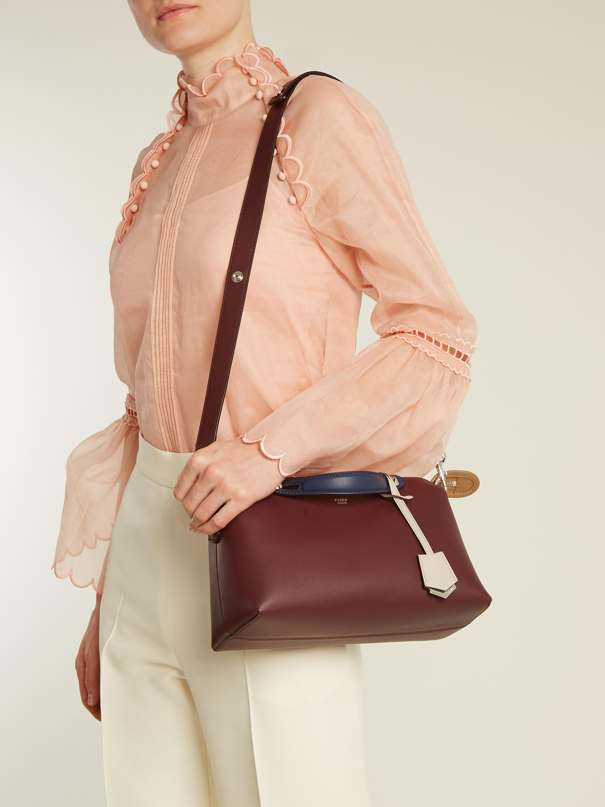 Tri-colour Leather Cross-body Bag - Lyst