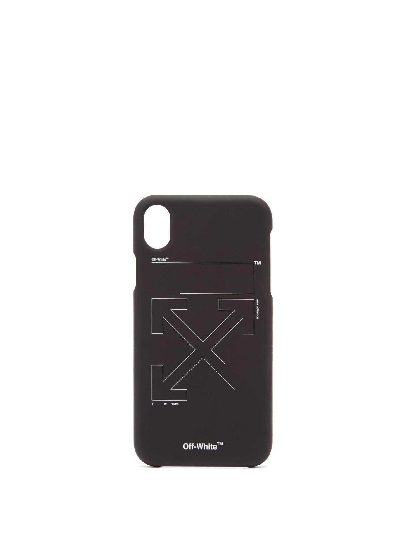 Off-White c/o Virgil Abloh Unfinished Logo Iphone® Xr Case in Black for Men - Lyst