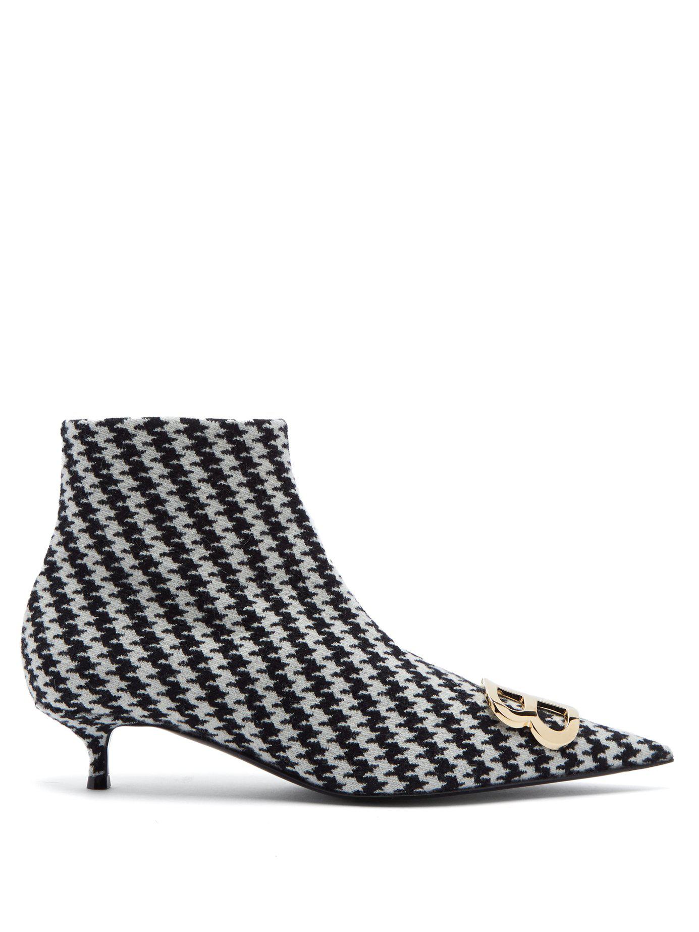 houndstooth boots