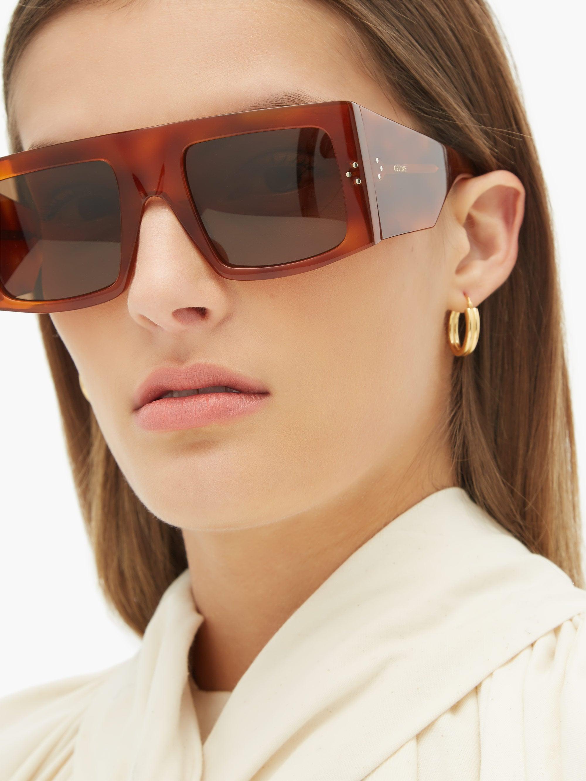 celine flat top sunglasses thin