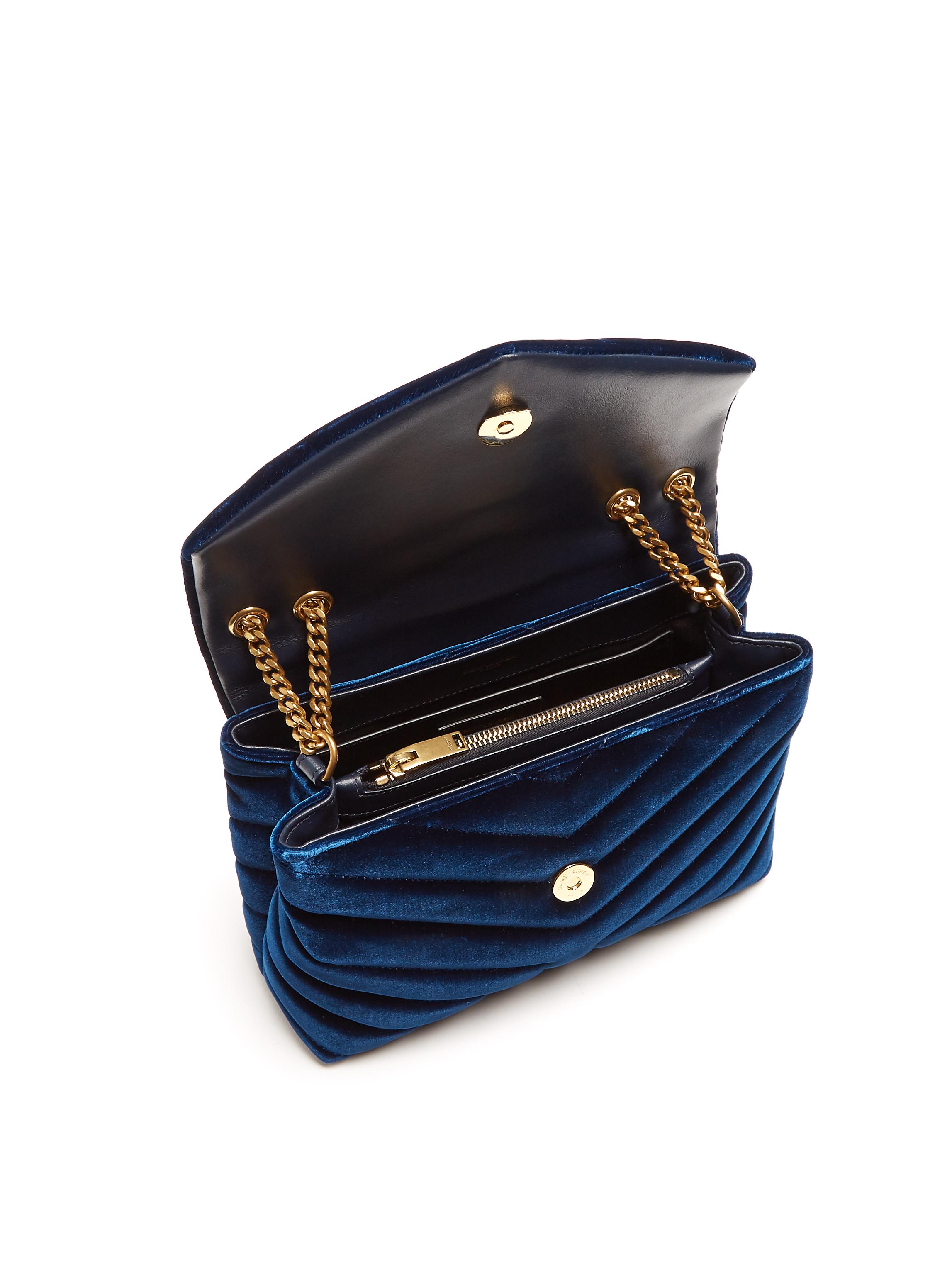 Saint Laurent Blue Handbags