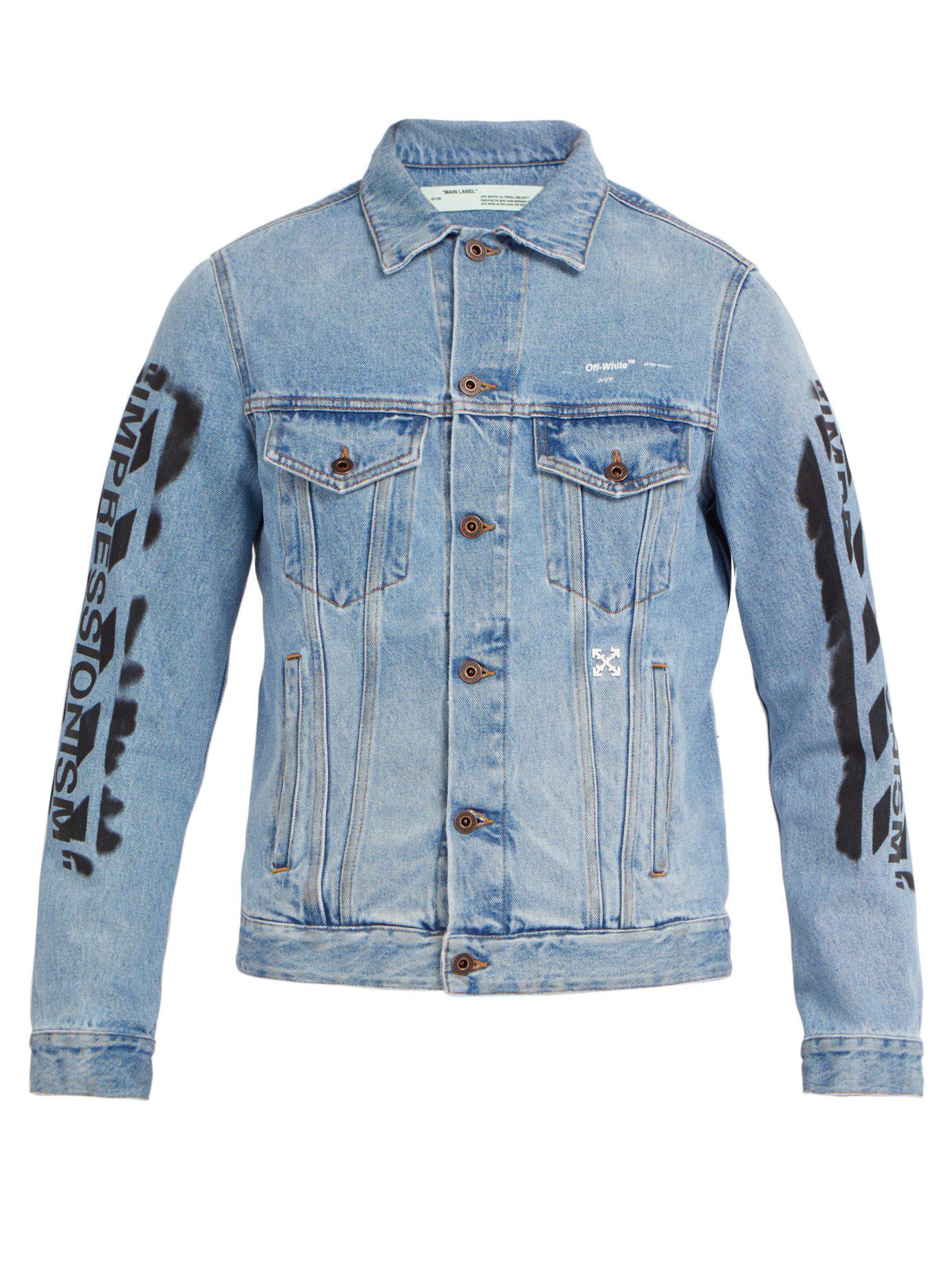 off white impressionism jacket