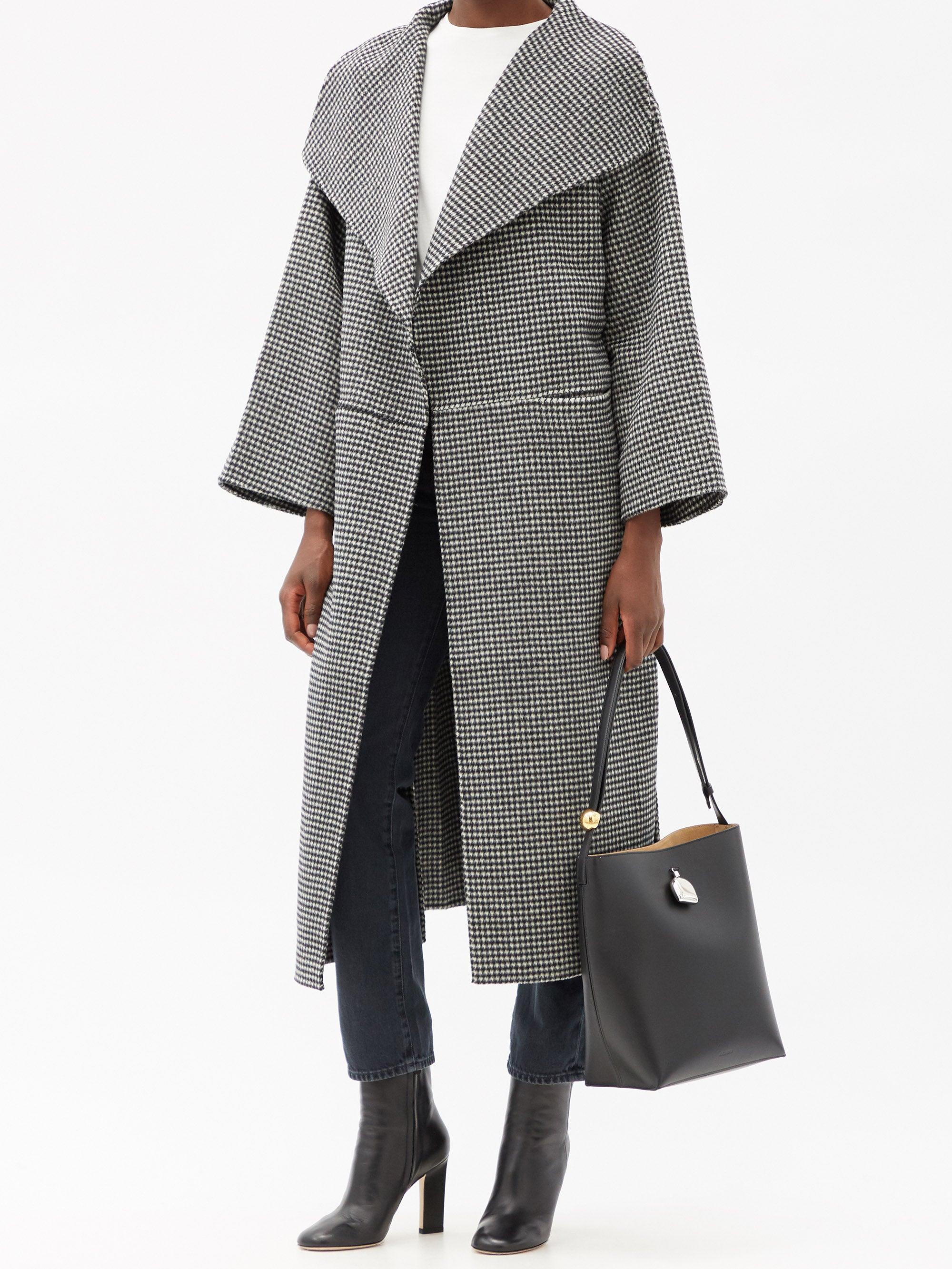 houndstooth overcoat