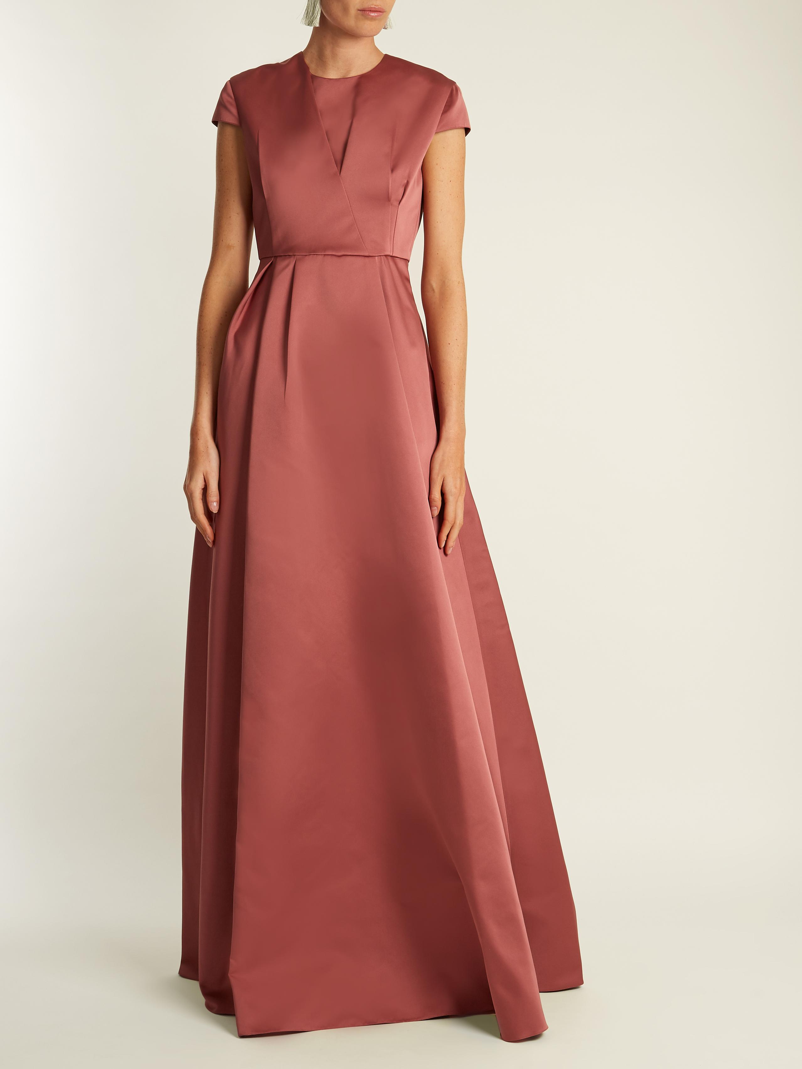 duchess satin dress