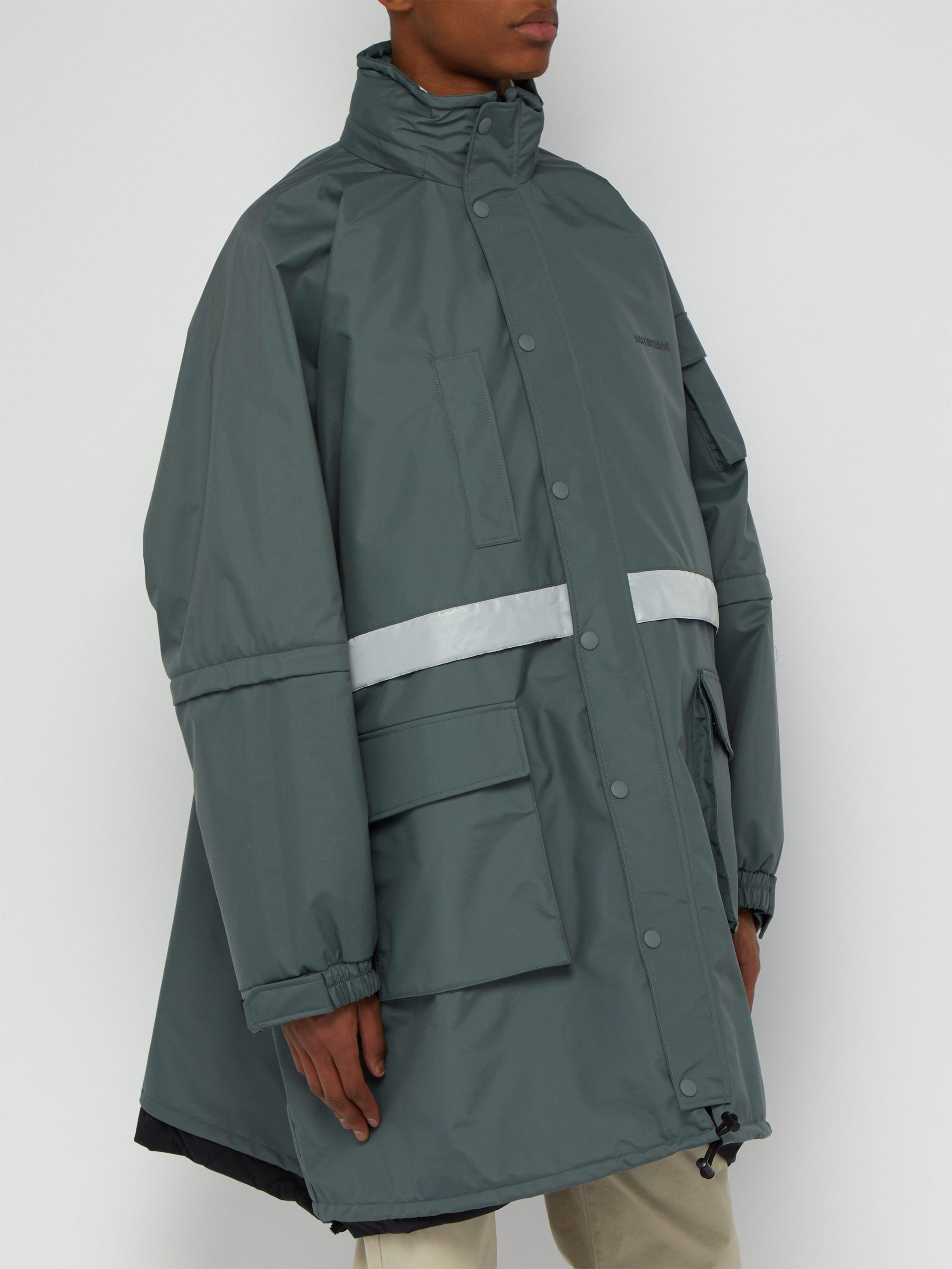 balenciaga reflective puffer jacket