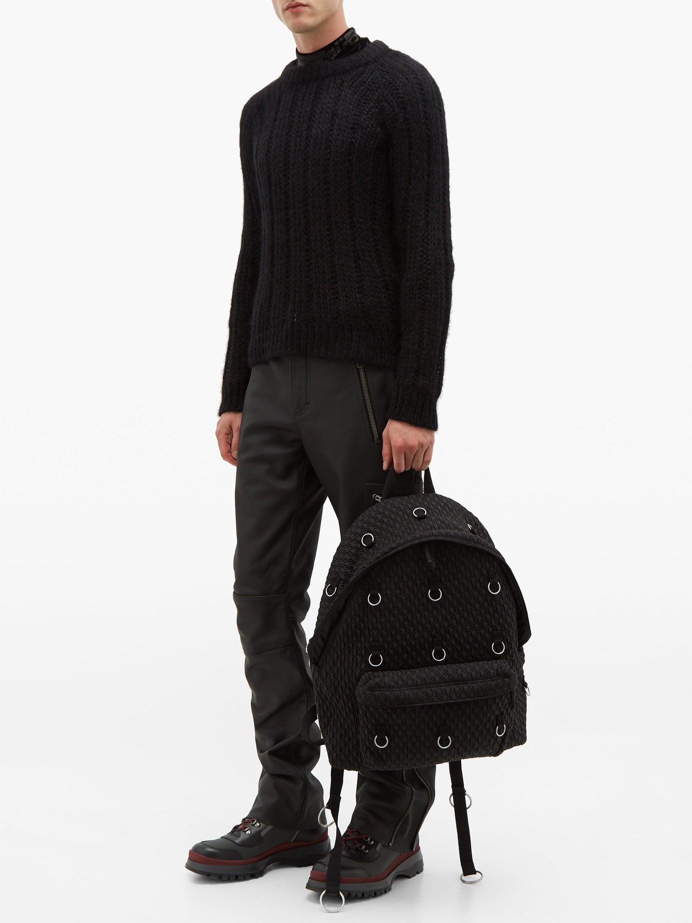 Eastpak X Raf Simons Patterned Ring Backpack in Black for Men