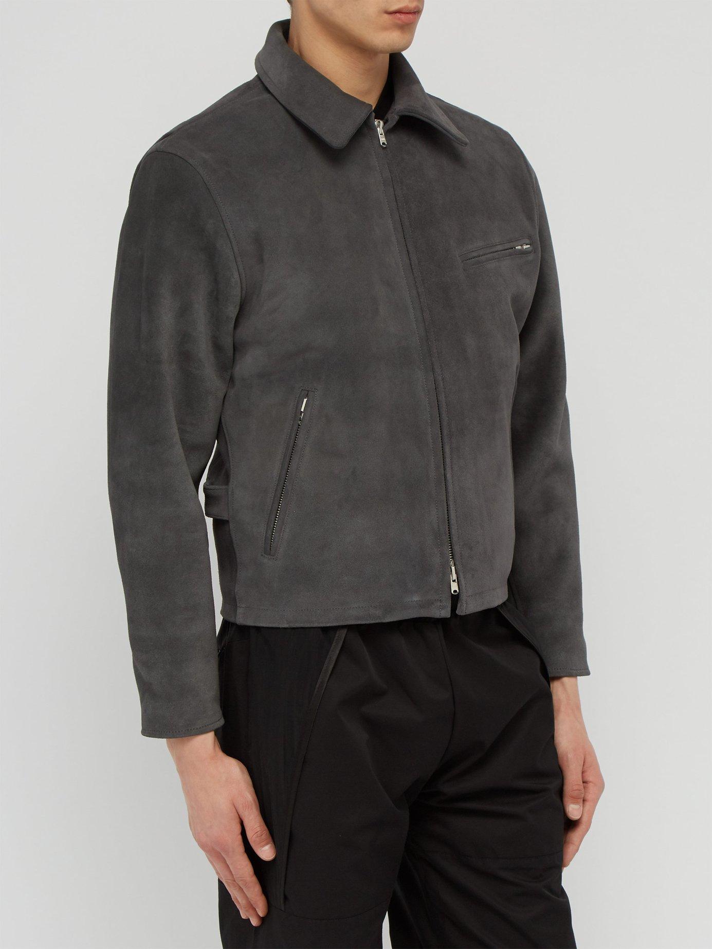 fear of god suede jacket