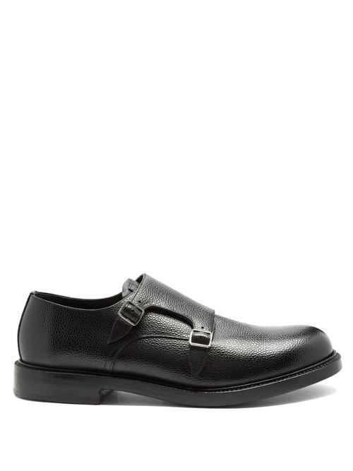 calvin klein double monk strap shoes