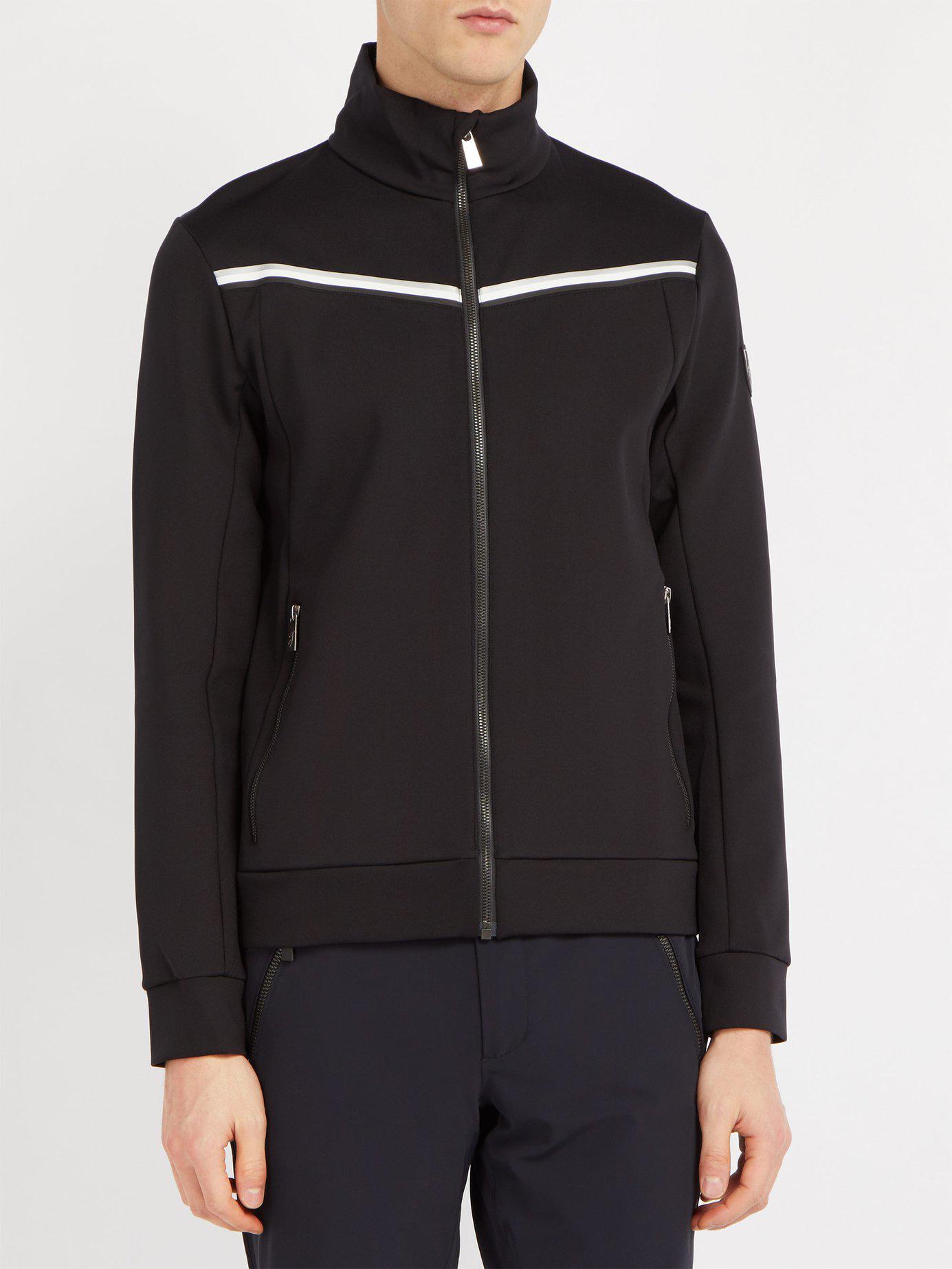 FILA Mens Cotton Zip Up Tommaso Hooded Sweatshirt Top Black Hoodie