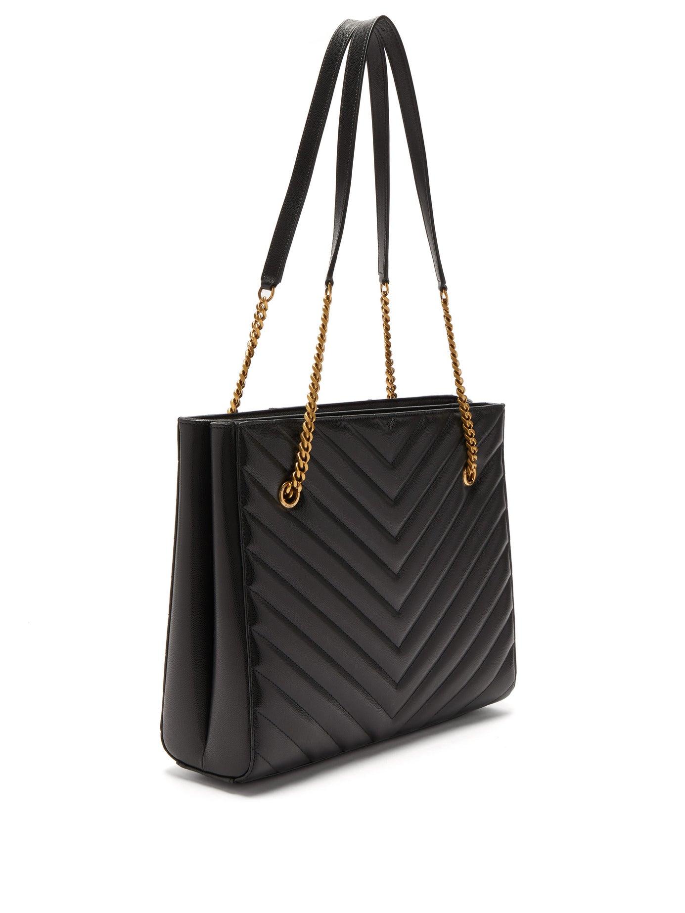 ysl chevron tote