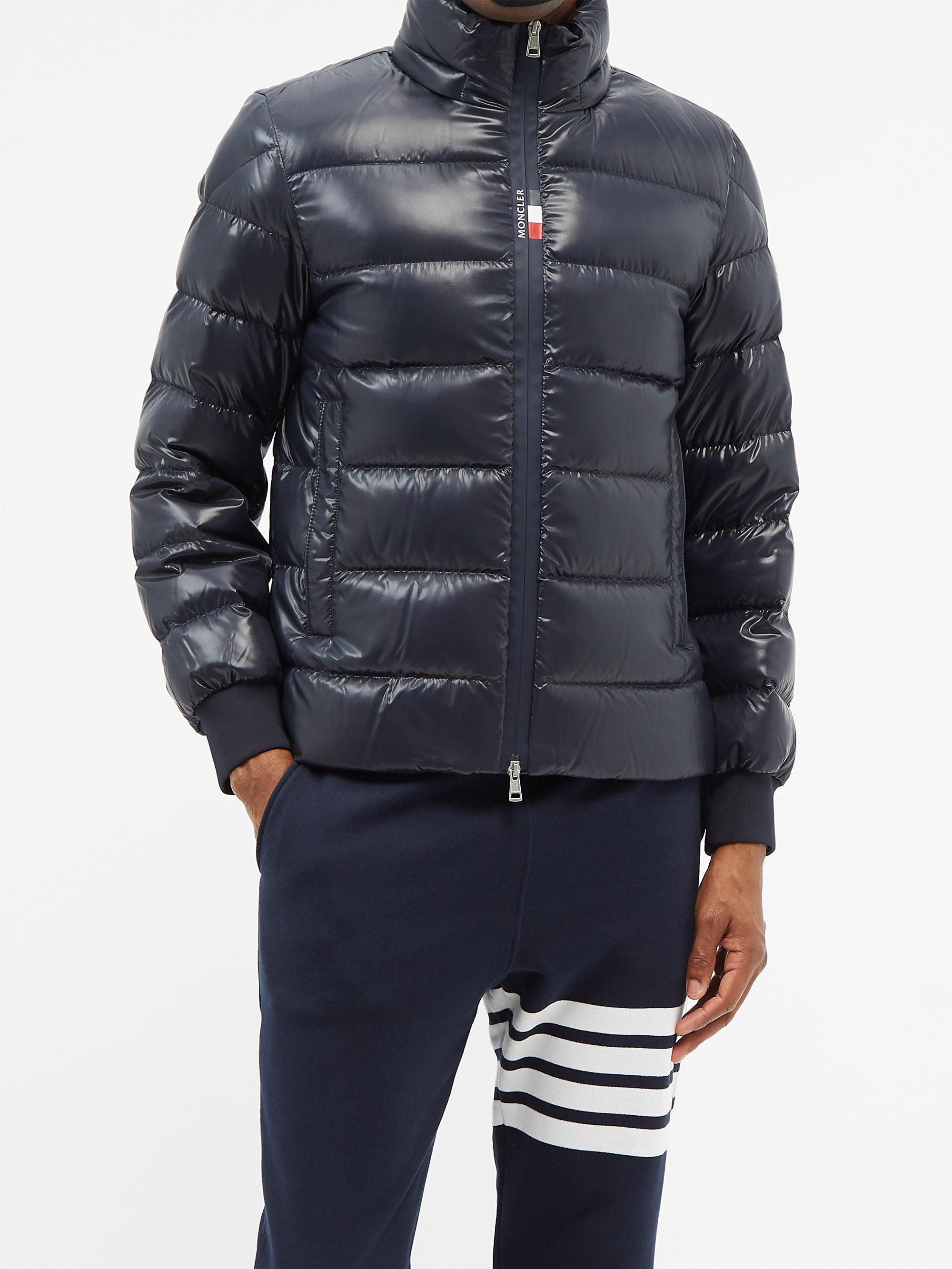 moncler hooded quilted down jacket
