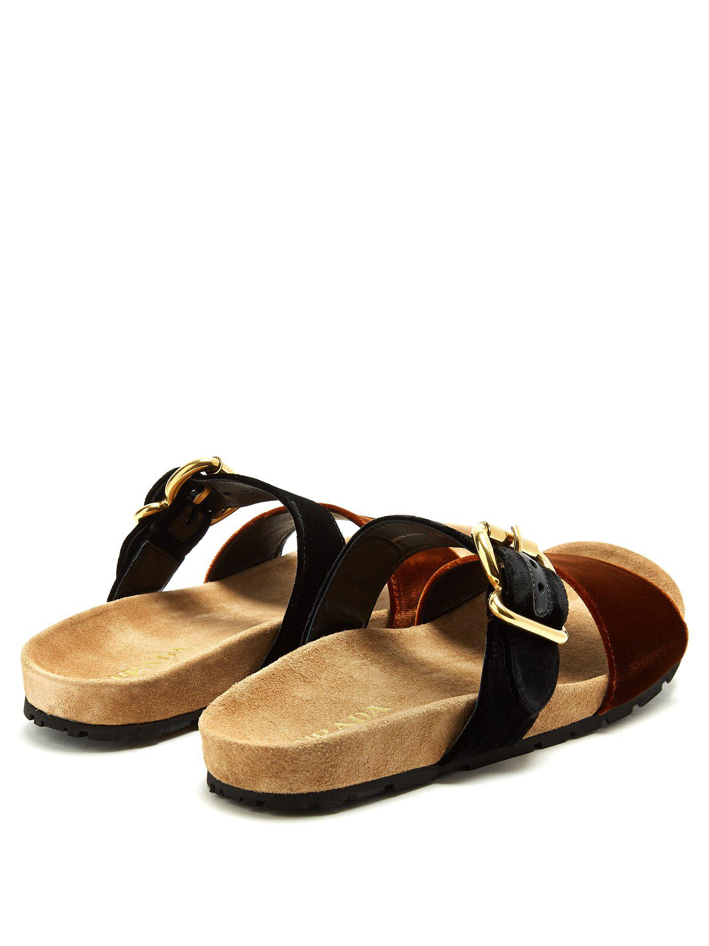 prada double strap sandals