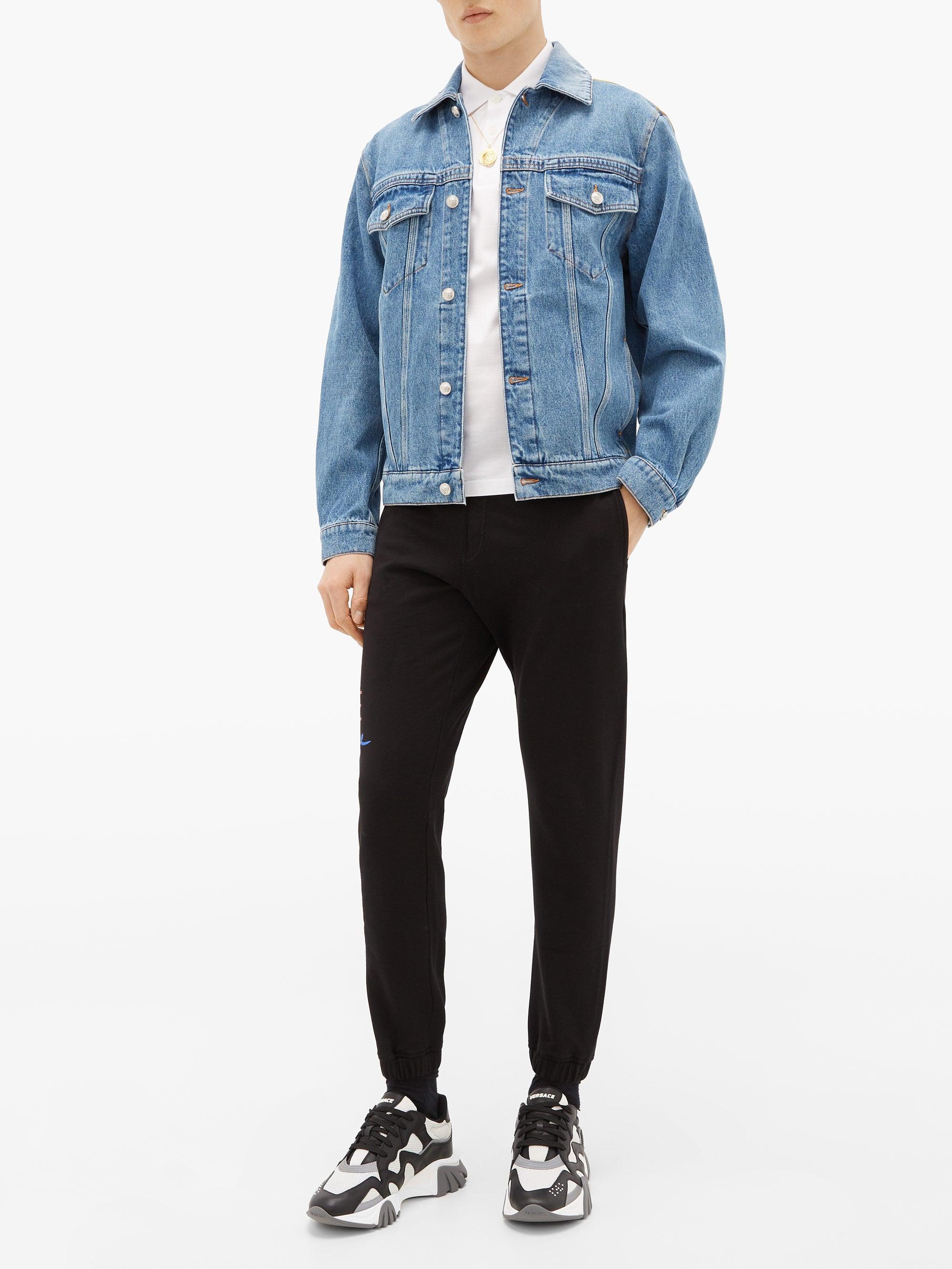 versace squalo runner trainers