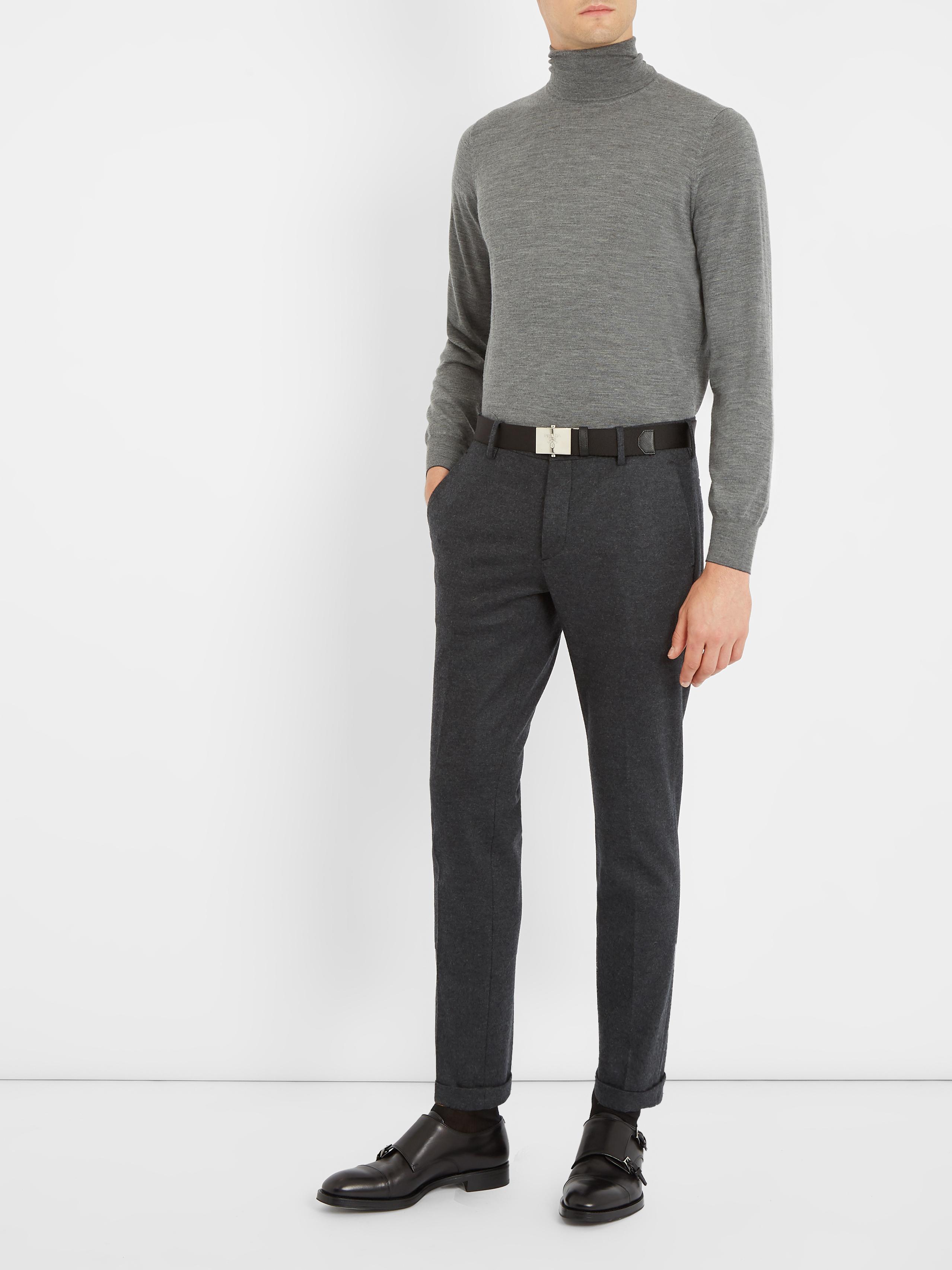 prada mens monk strap shoes