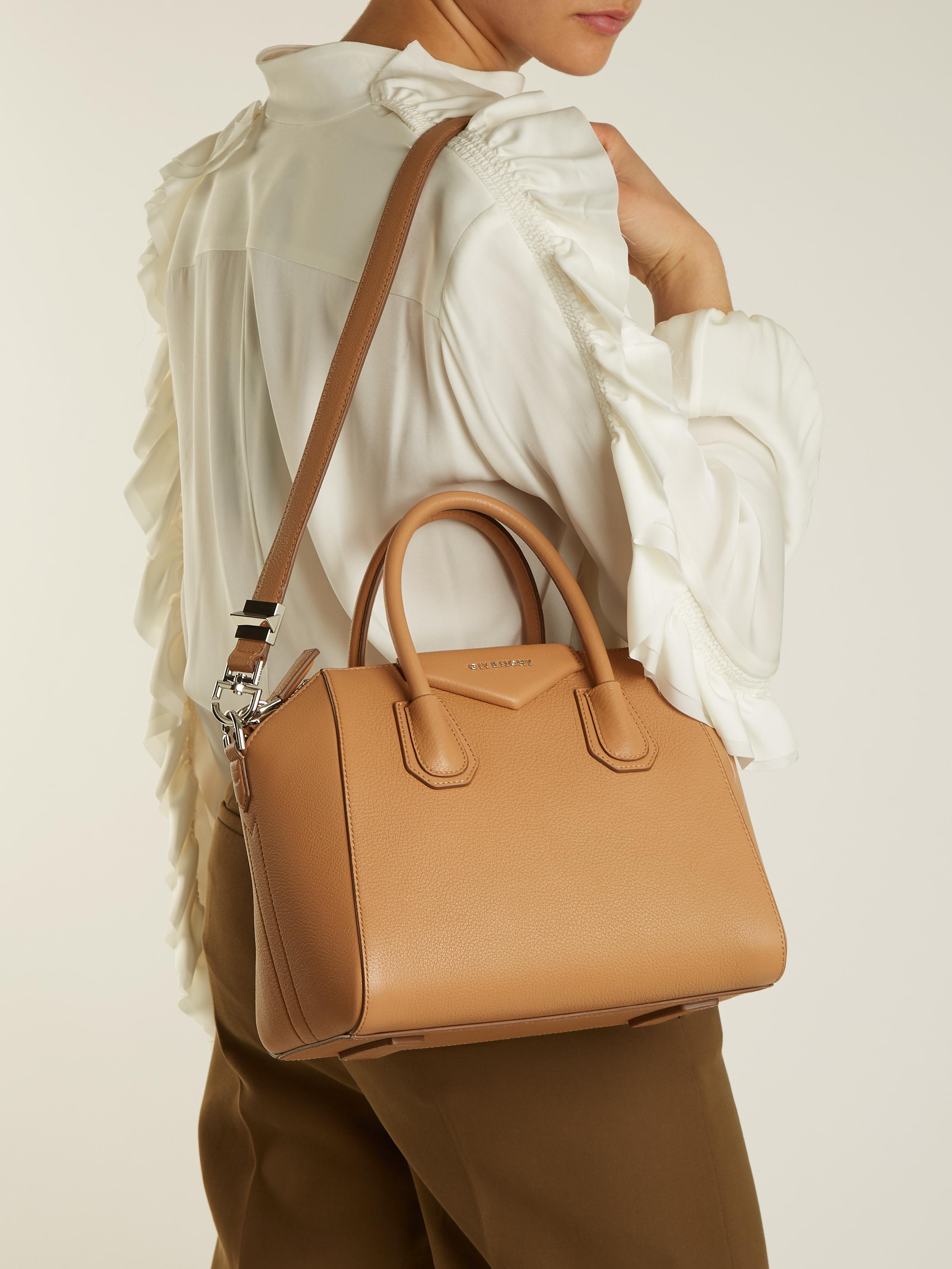 antigona small leather tote