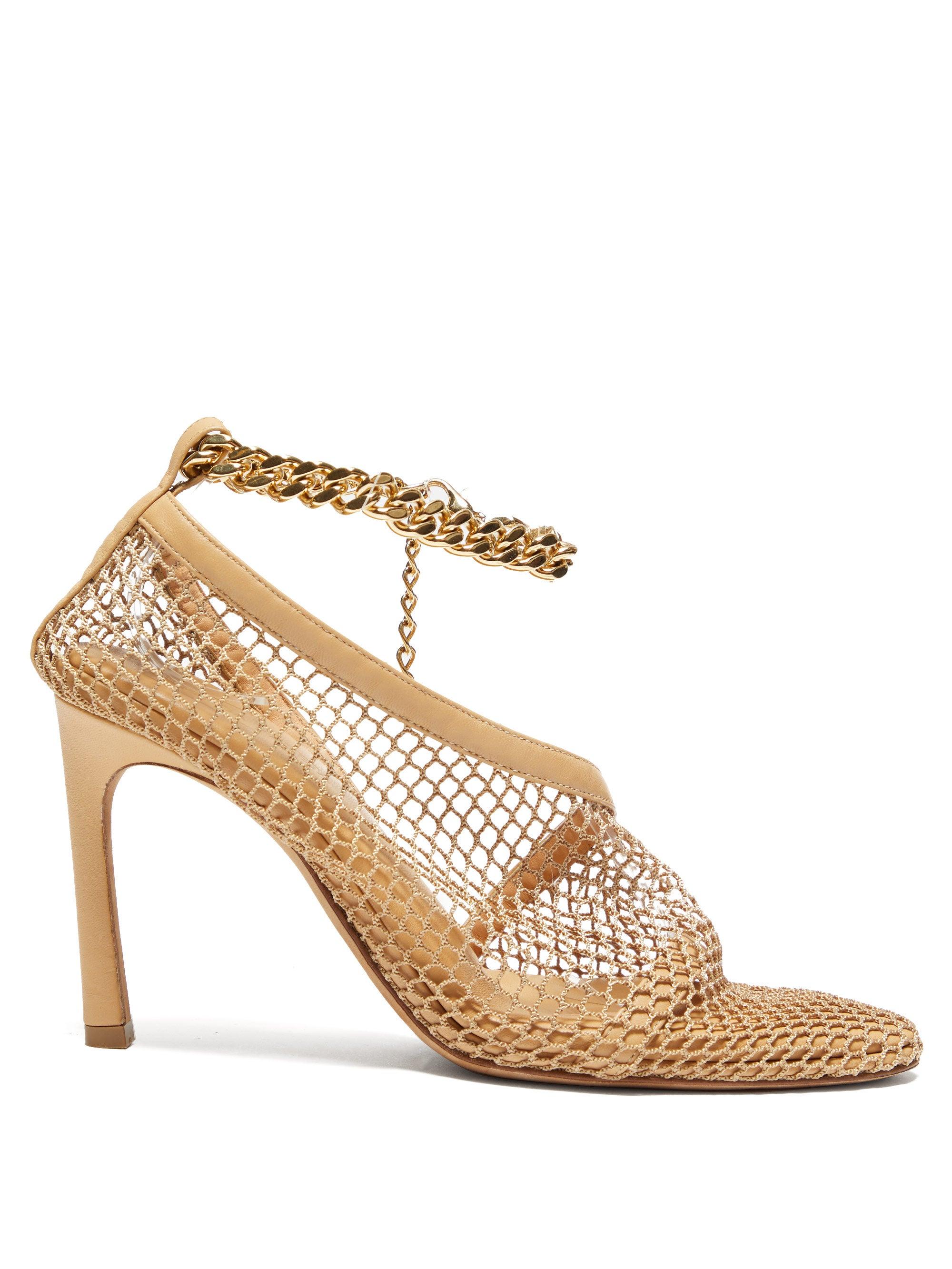 bottega veneta pumps in mesh