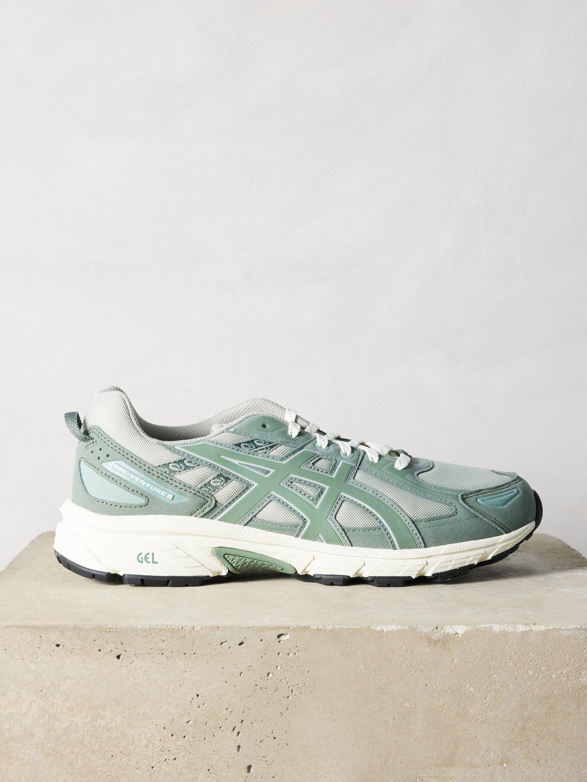 Asics gel 2024 leather trainers