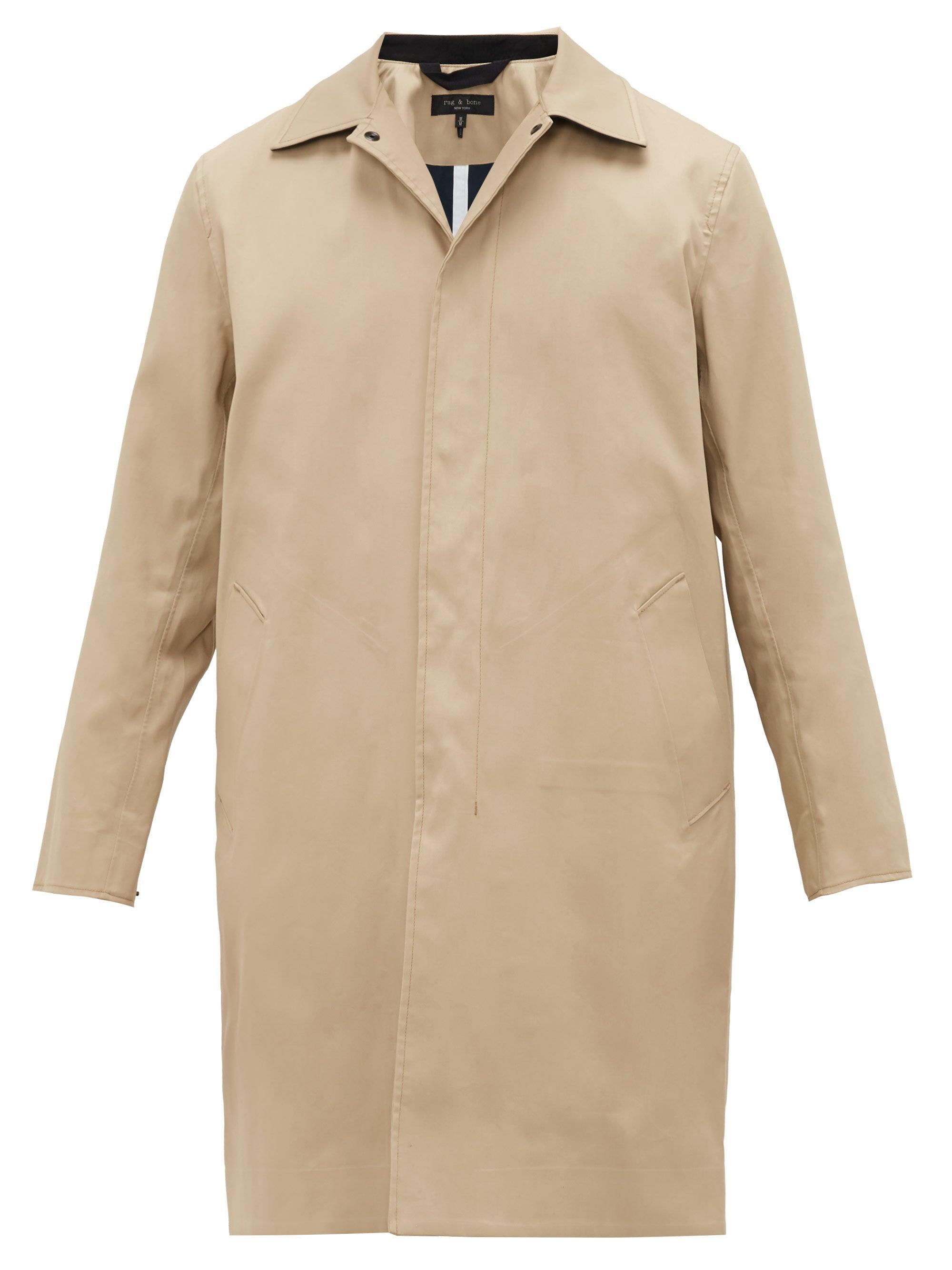 gabardine raincoat