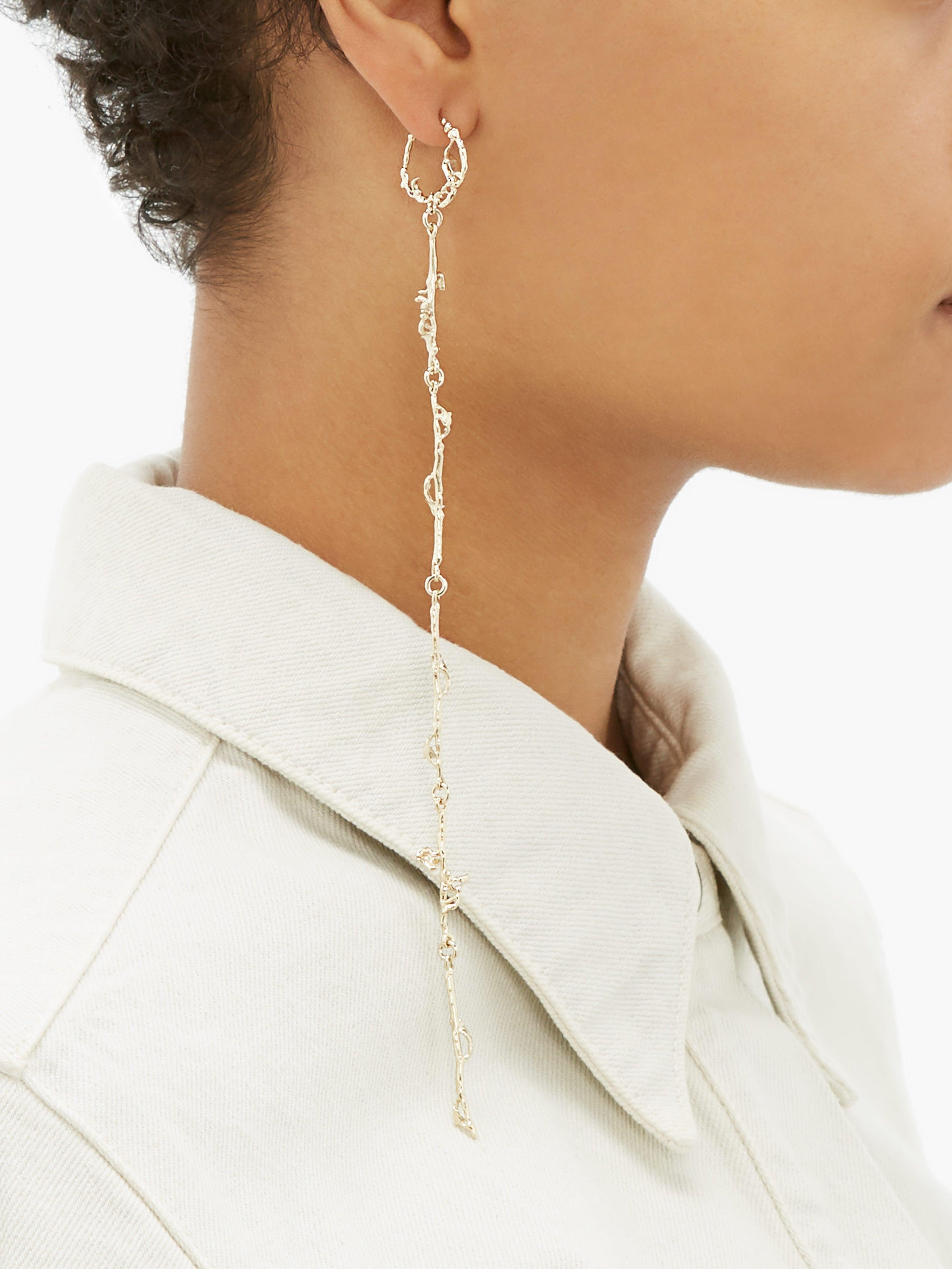 Lemaire X Joanne Burke Twig Earrings in Gold (Metallic) - Lyst