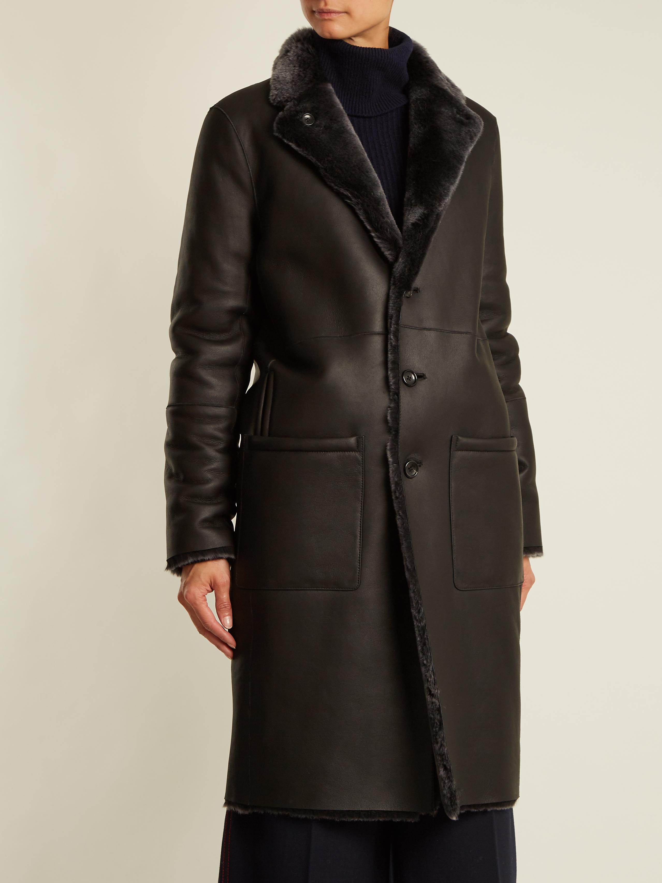 joseph shearling coat