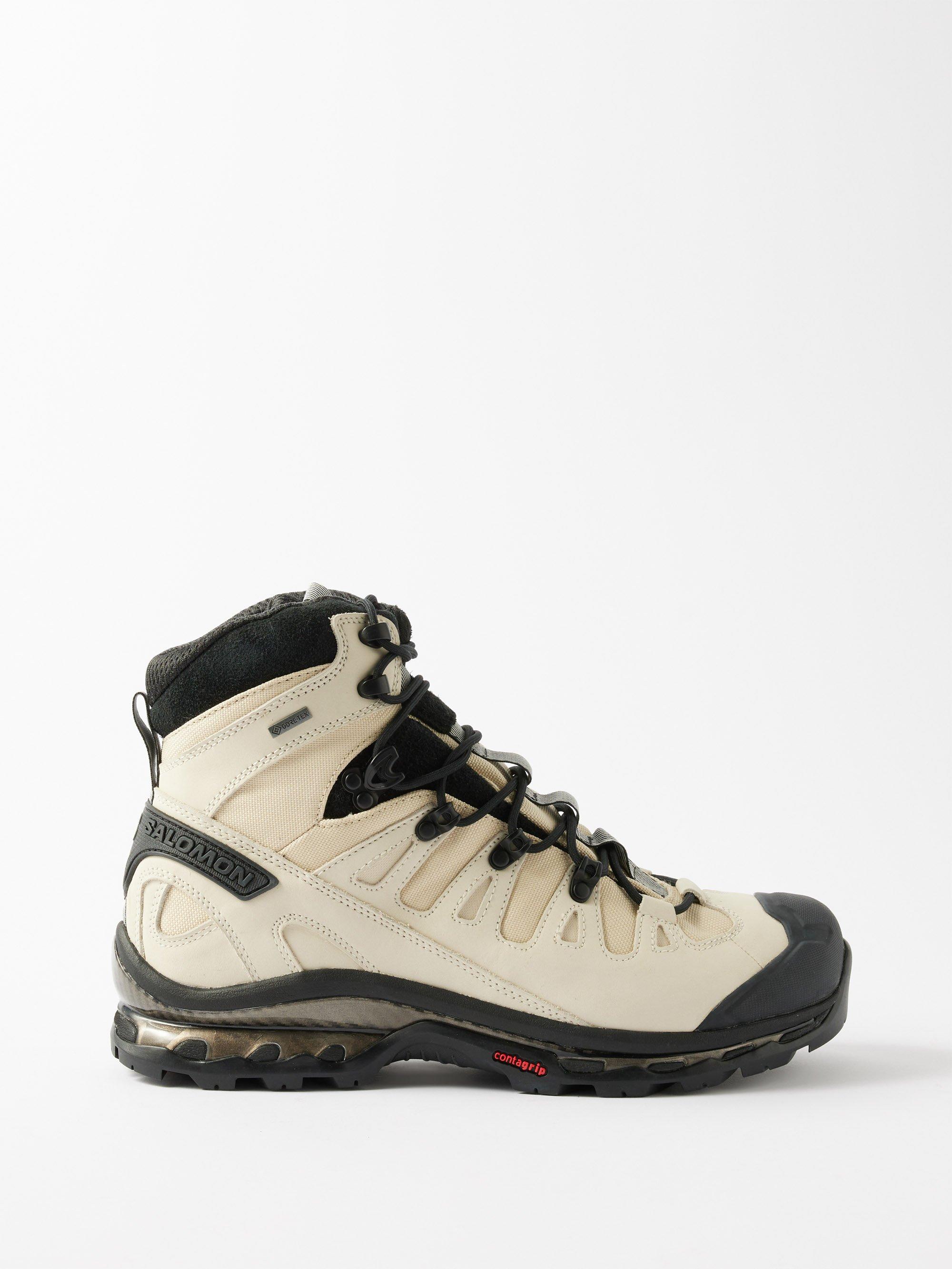 Salomon Quest Gtx Advanced Leather Hiking Boots in White for Men | Lyst