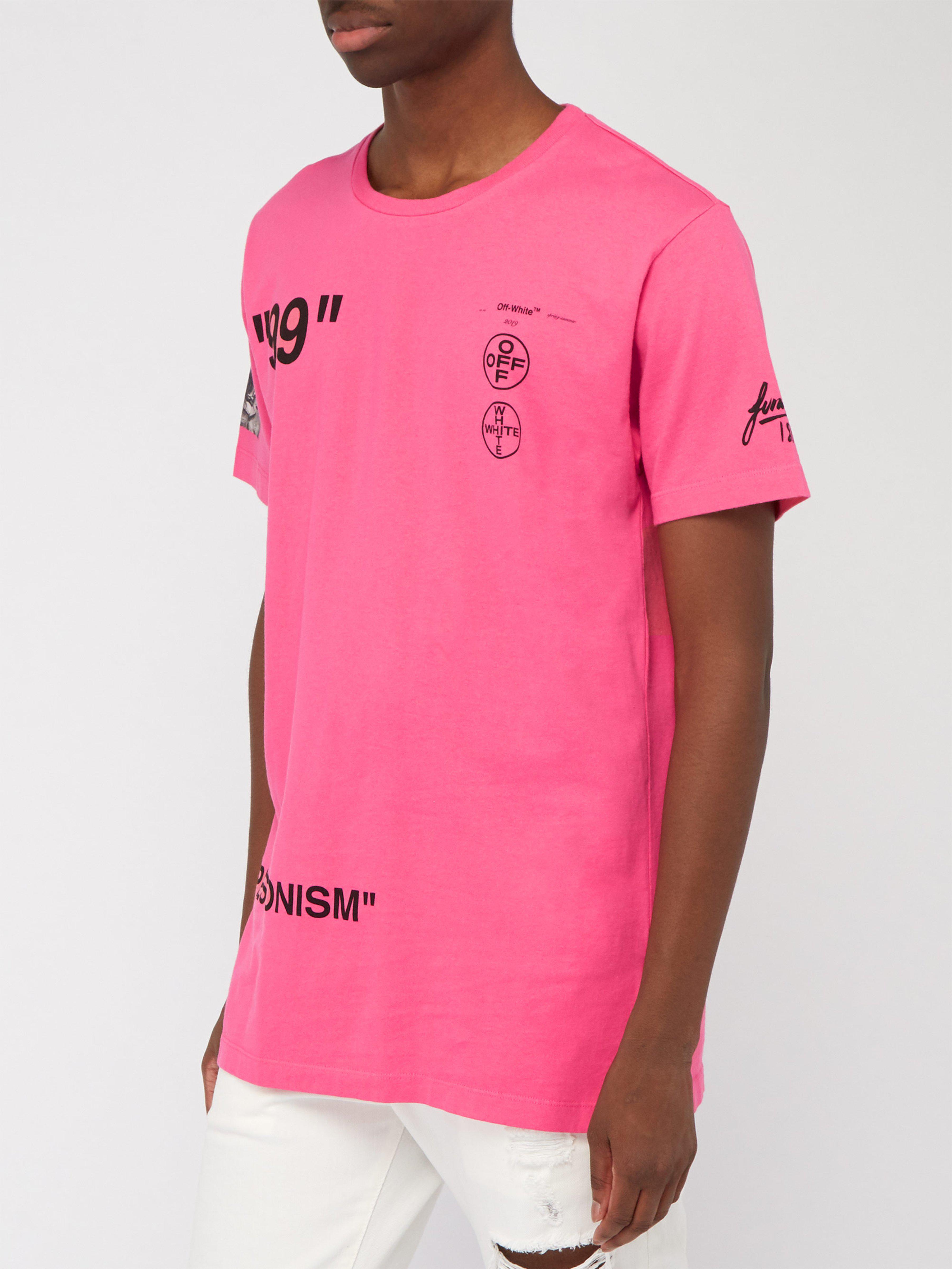 Off white impressionism tee pink Clearance