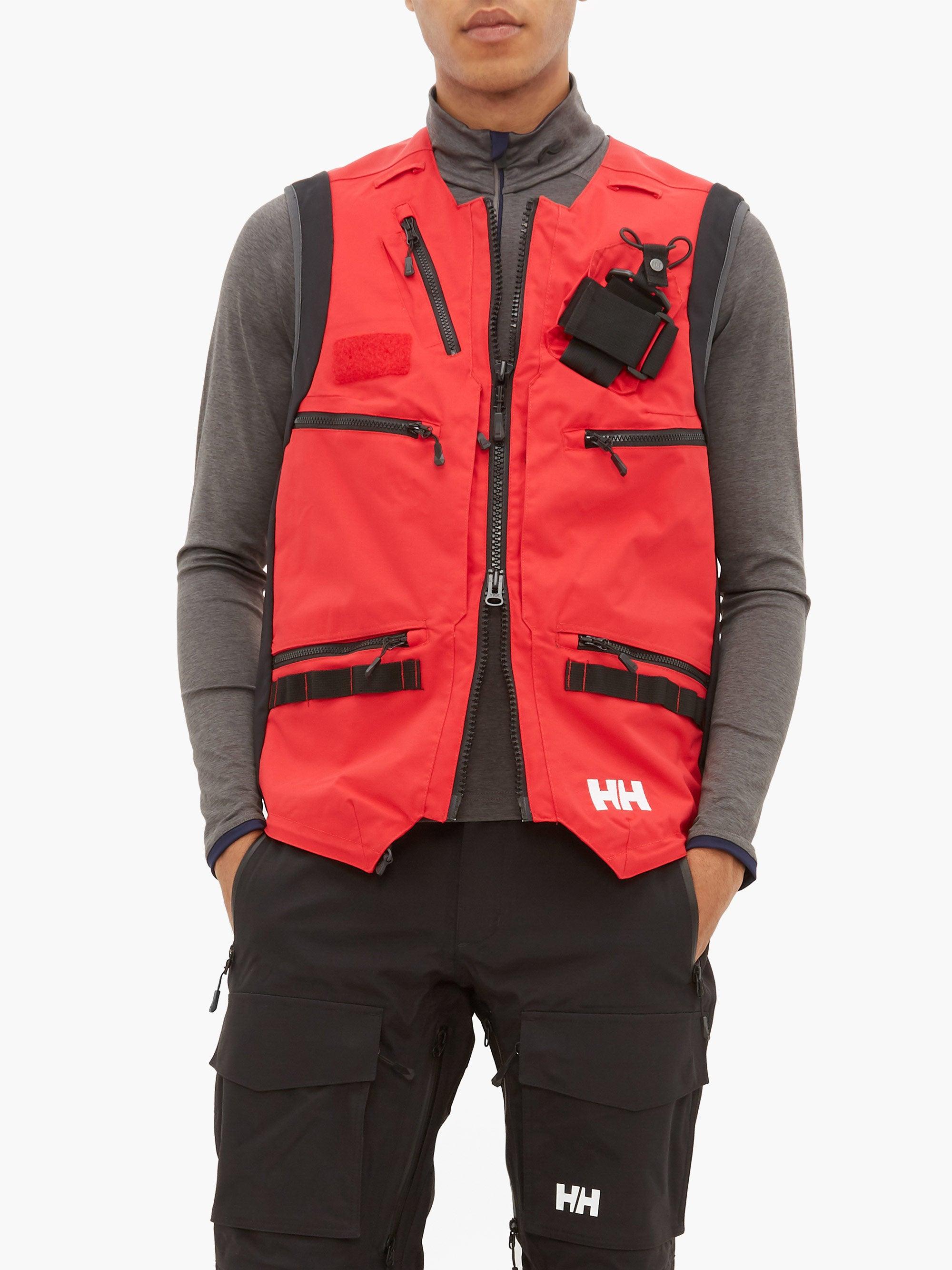 Helly Hansen Cedar Technical Gilet in Red for Men | Lyst UK