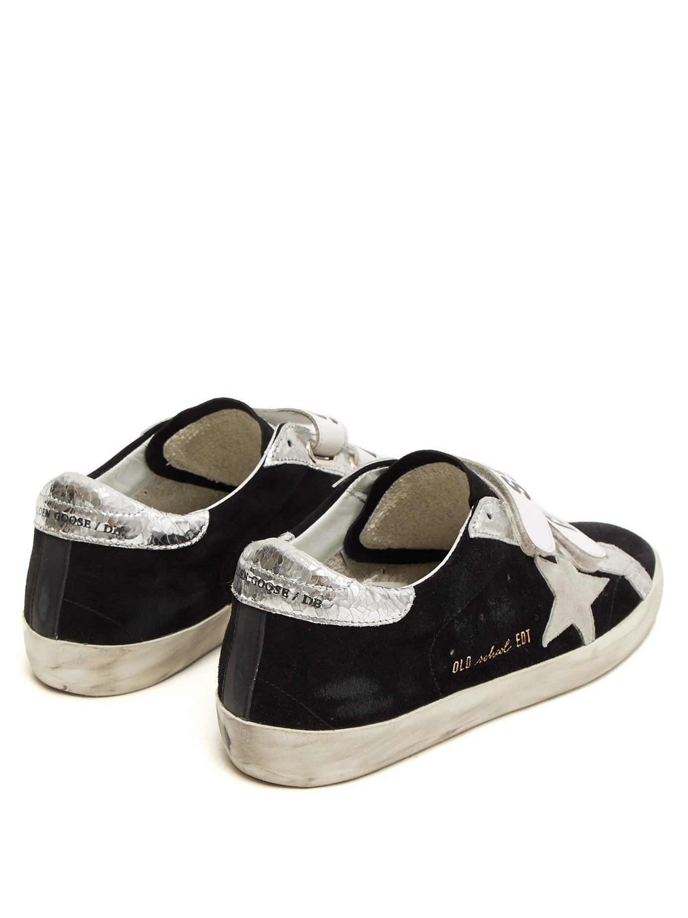 golden goose black silver