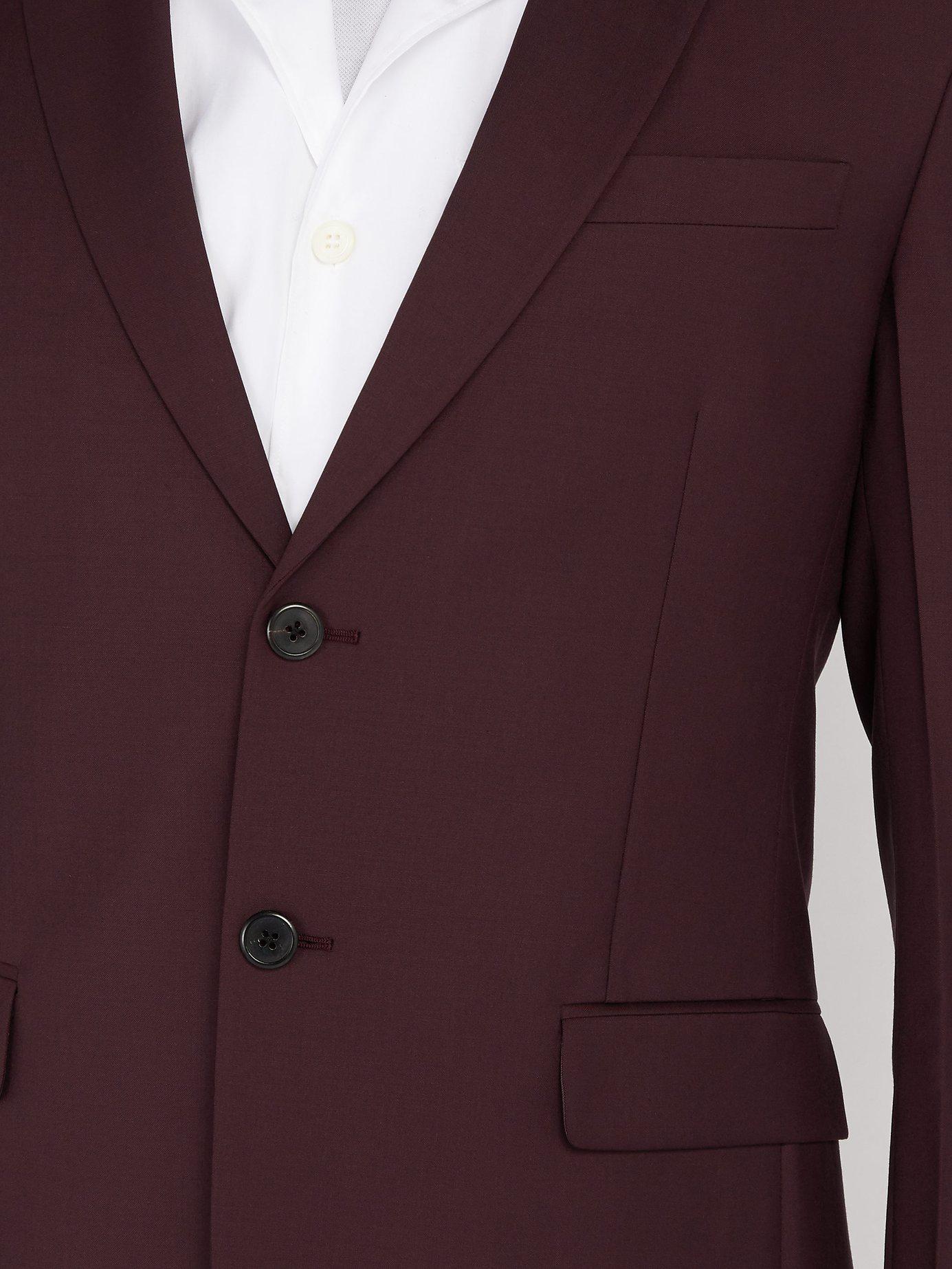 Prada Single Breasted Wool Suit in Purple for Men Lyst